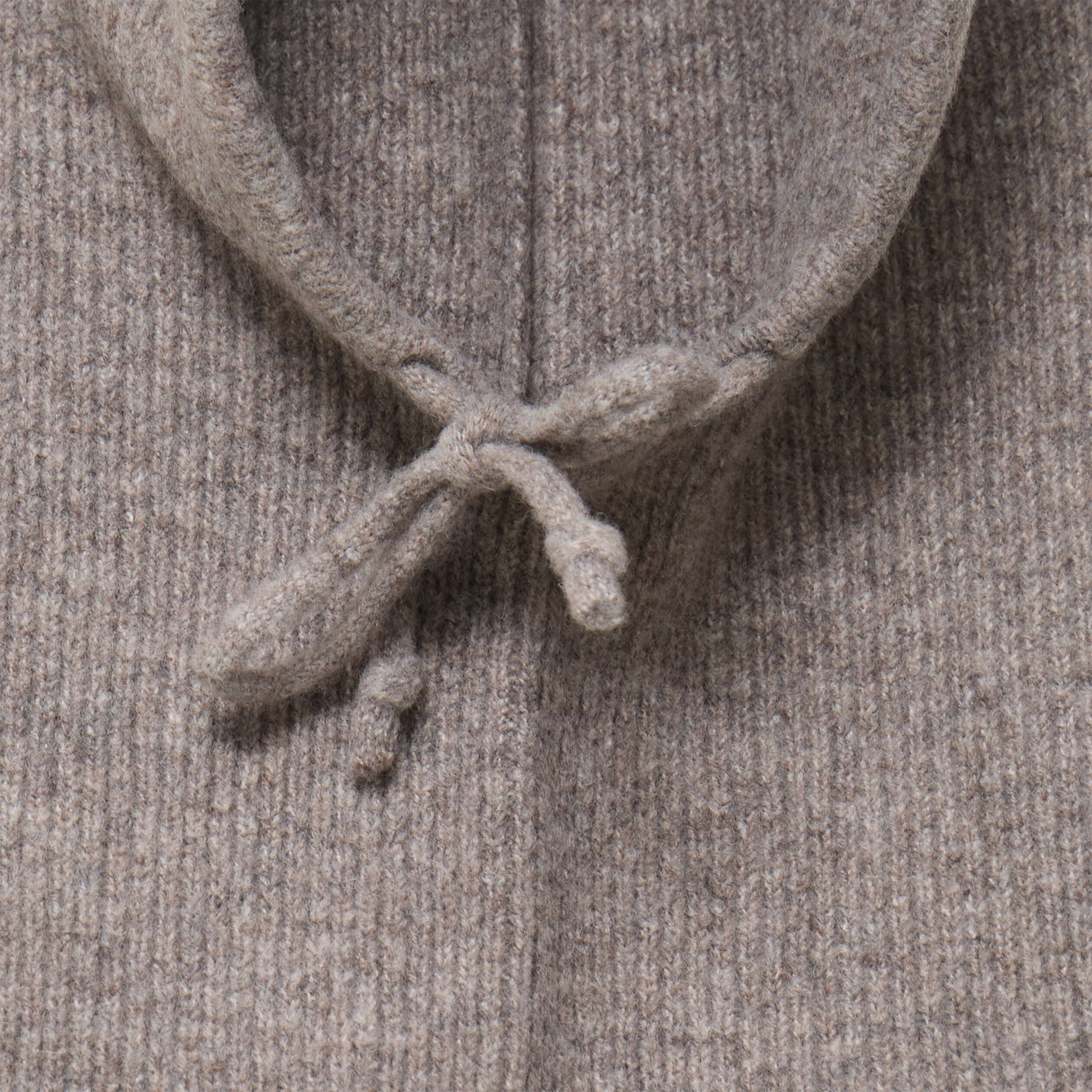 Cagoule beige femme