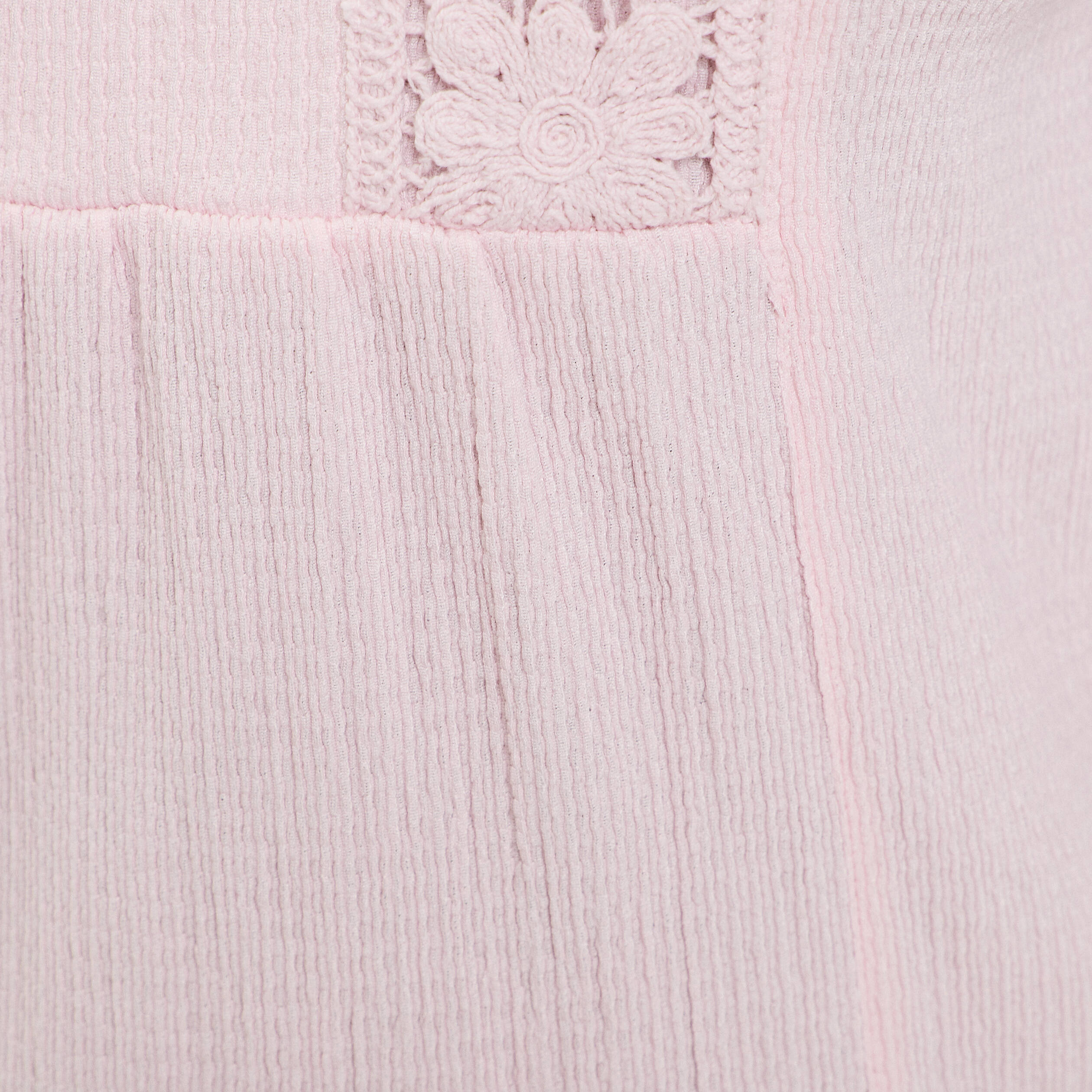 Blouse manches longues rose clair femme