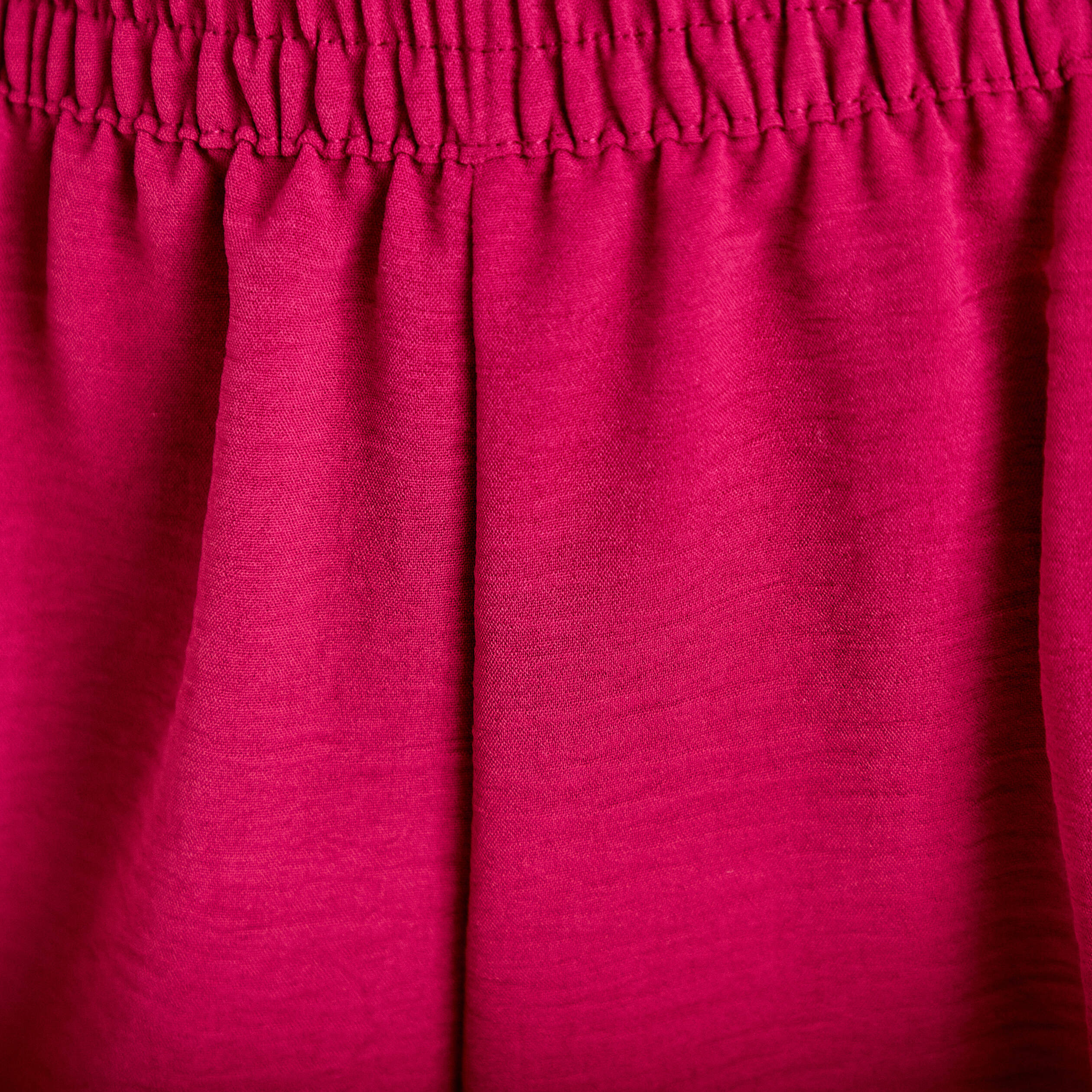 Short fluide regular rouge femme