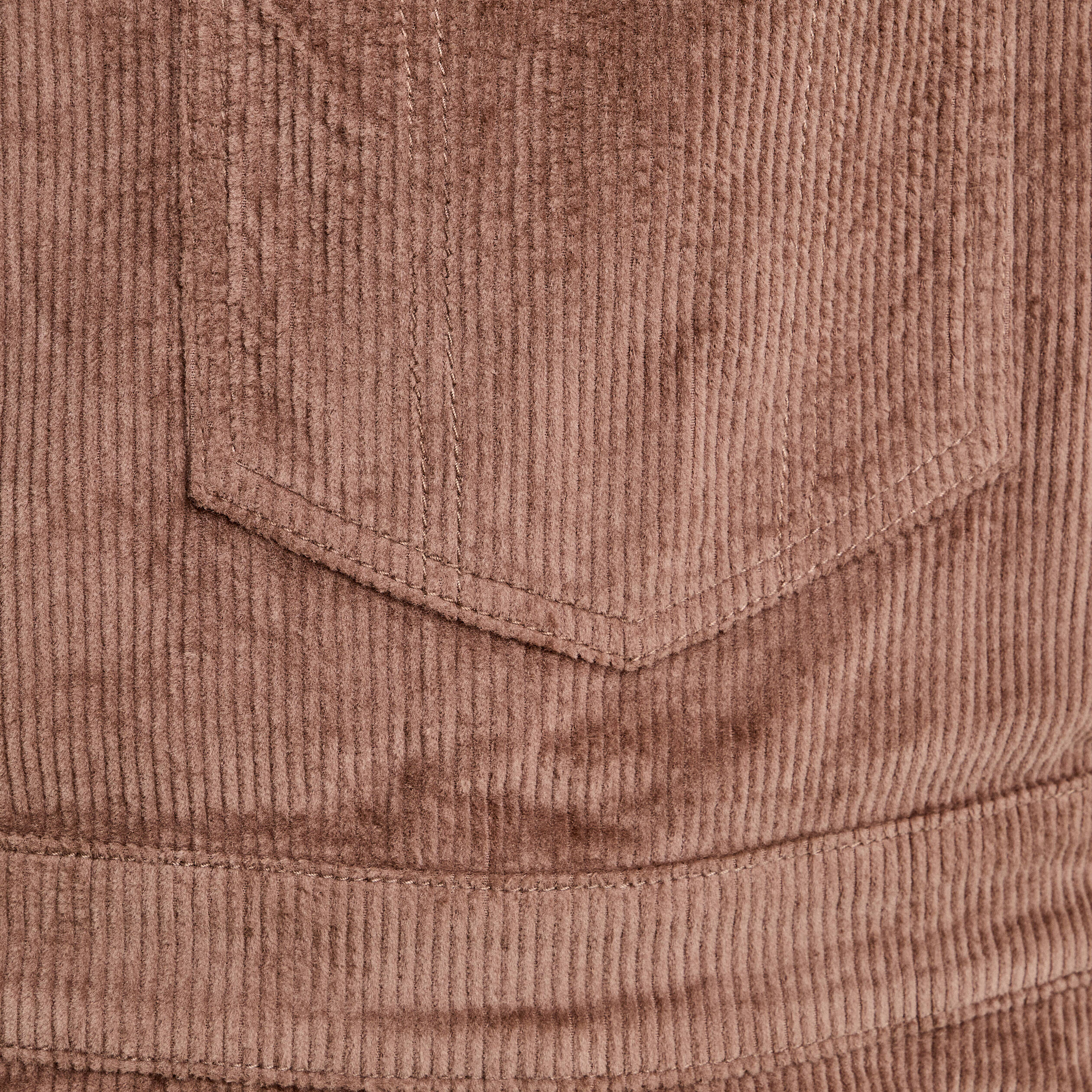 Salopette en velours taupe femme