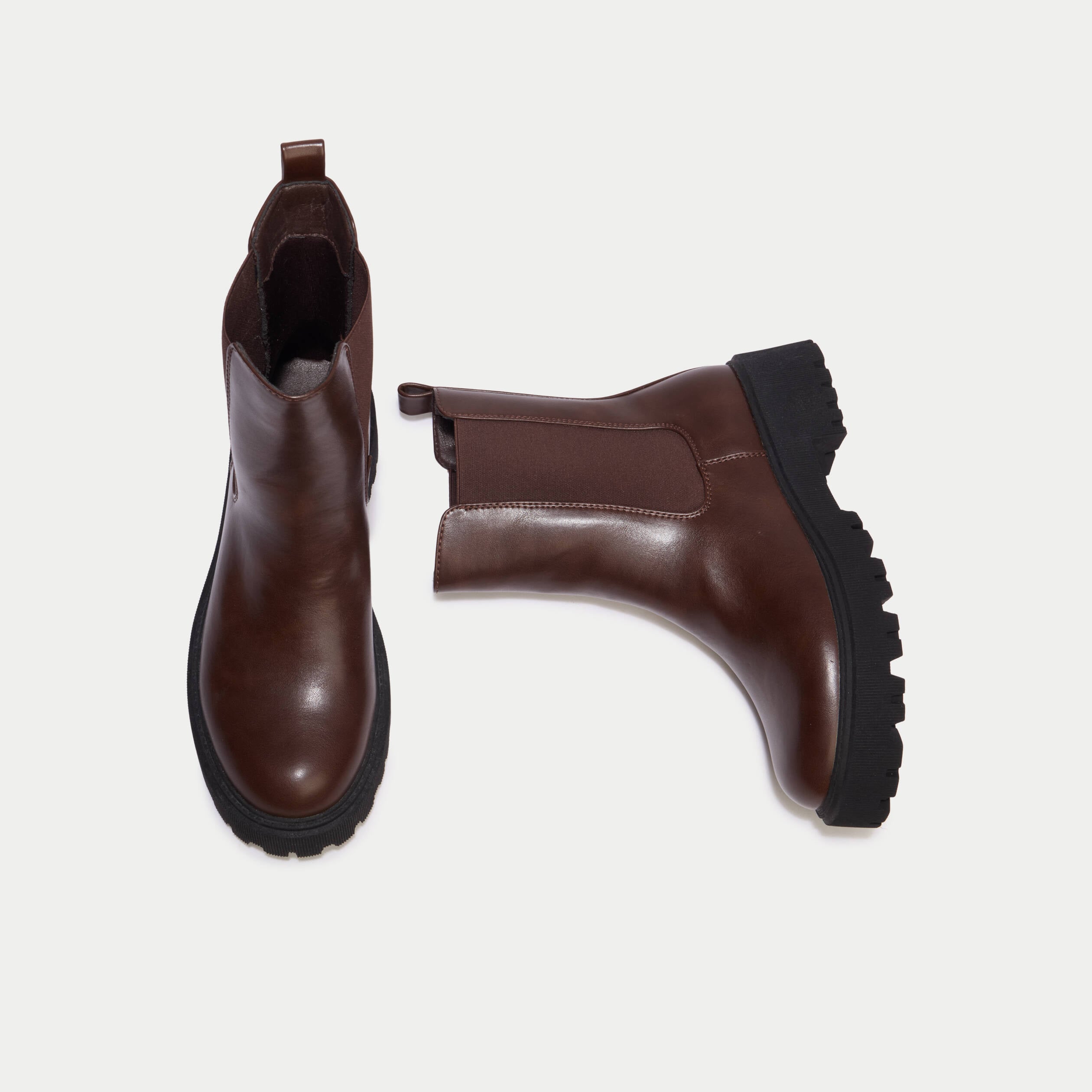 Bottines marron femme