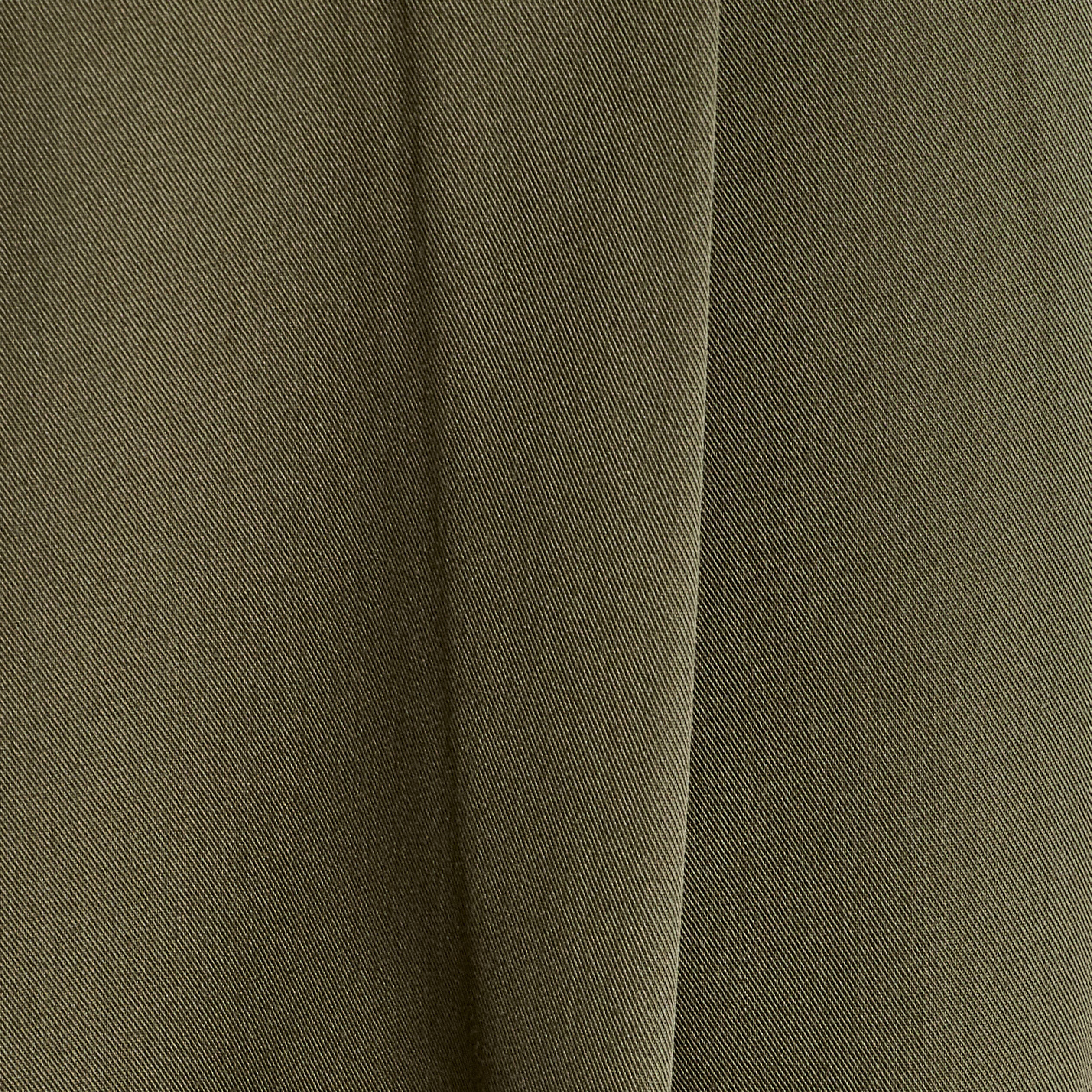 Pantalon large &agrave; pinces vert kaki femme