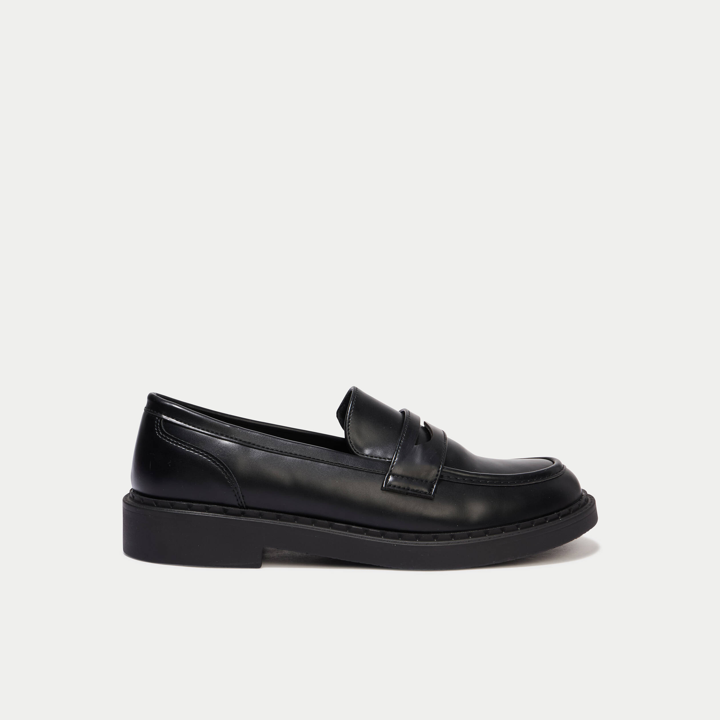 Mocassins noir femme