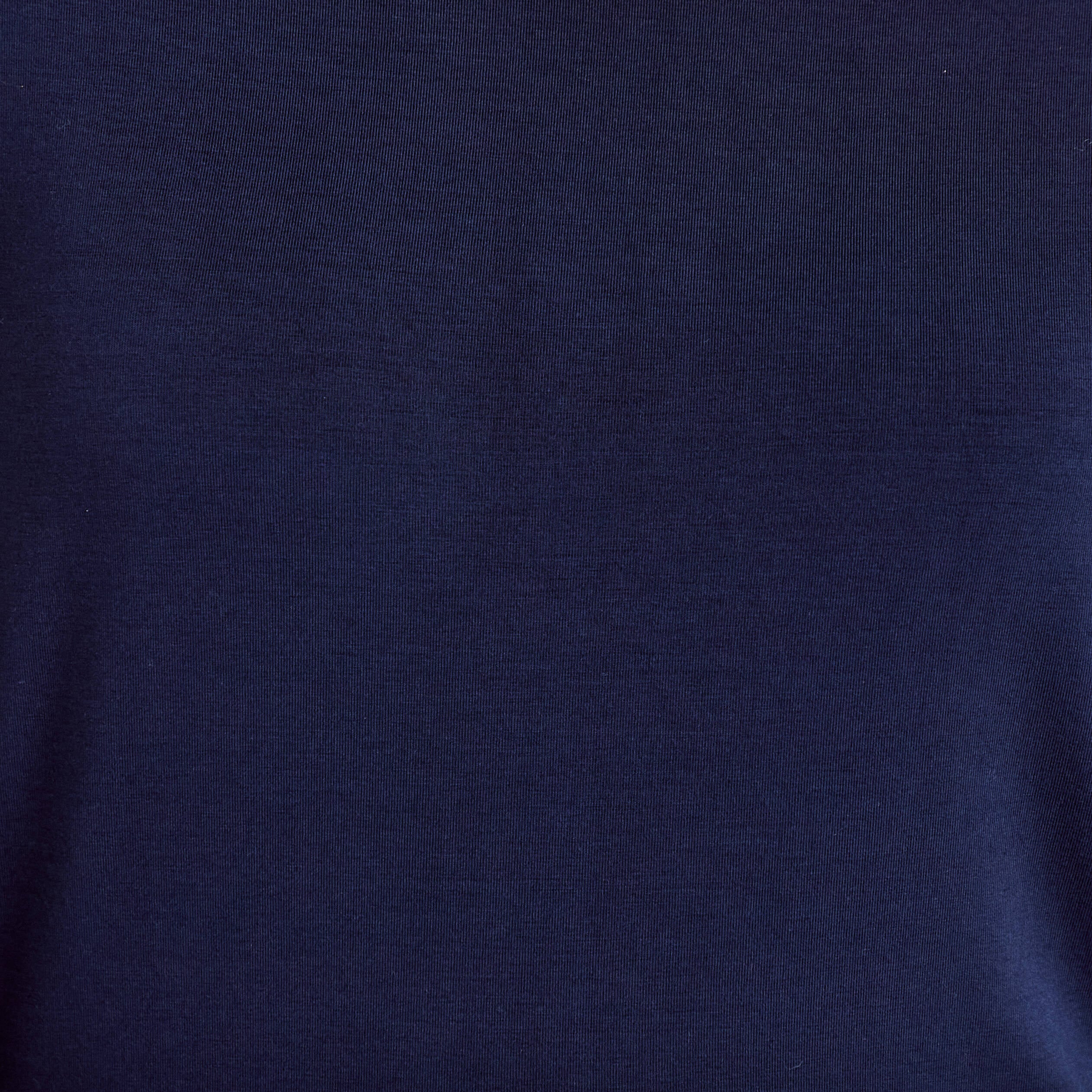T-shirt col bateau manches longues bleu marine femme