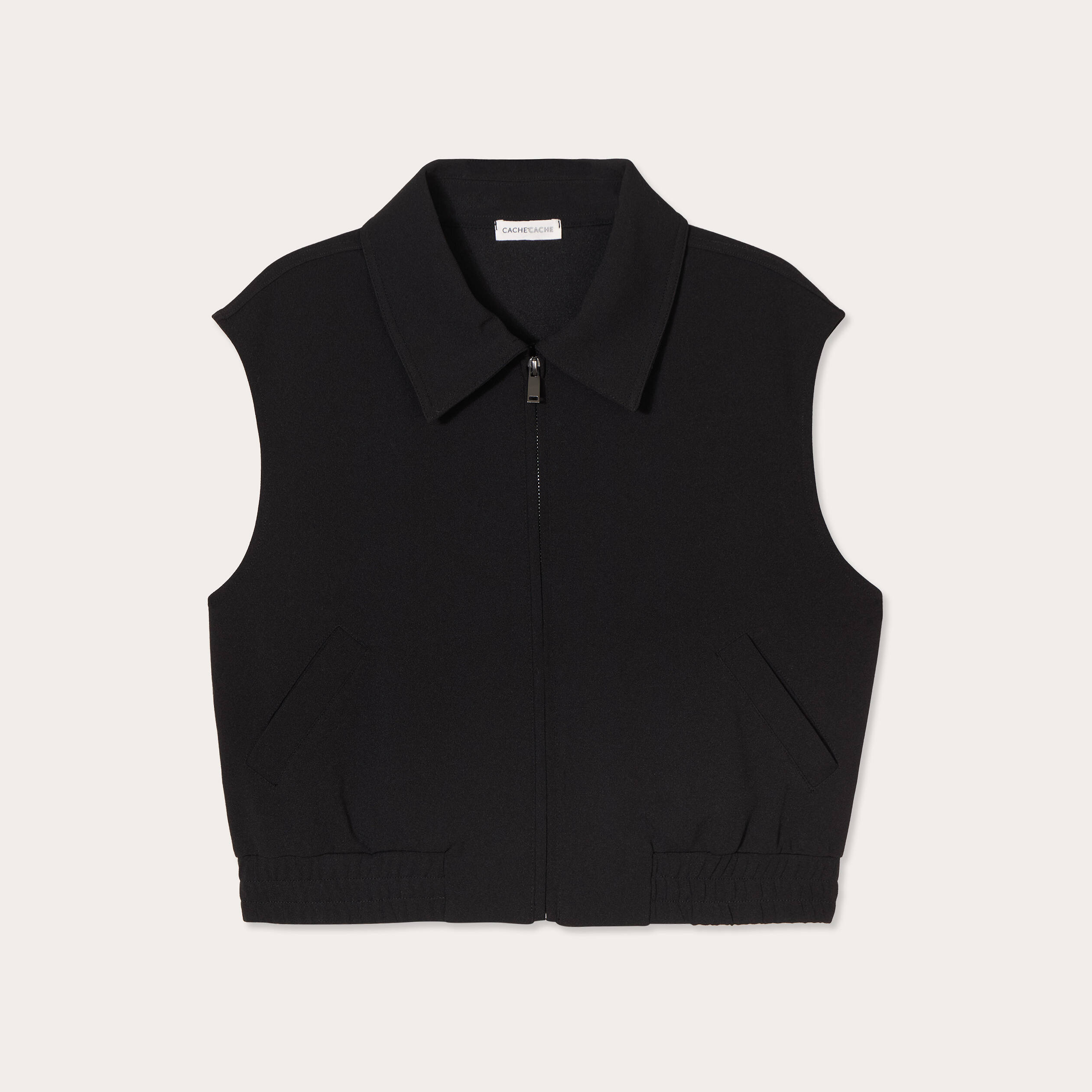 Gilet Polaire Femme Sans Manches Zippé - Hiver Chaud, Intérieur Sherpa Doux, Coupe Ample Avec Poches - 6