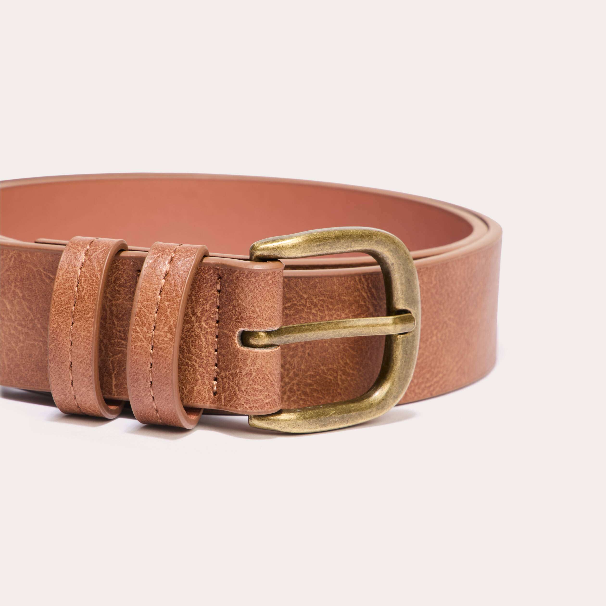 Ceinture camel femme