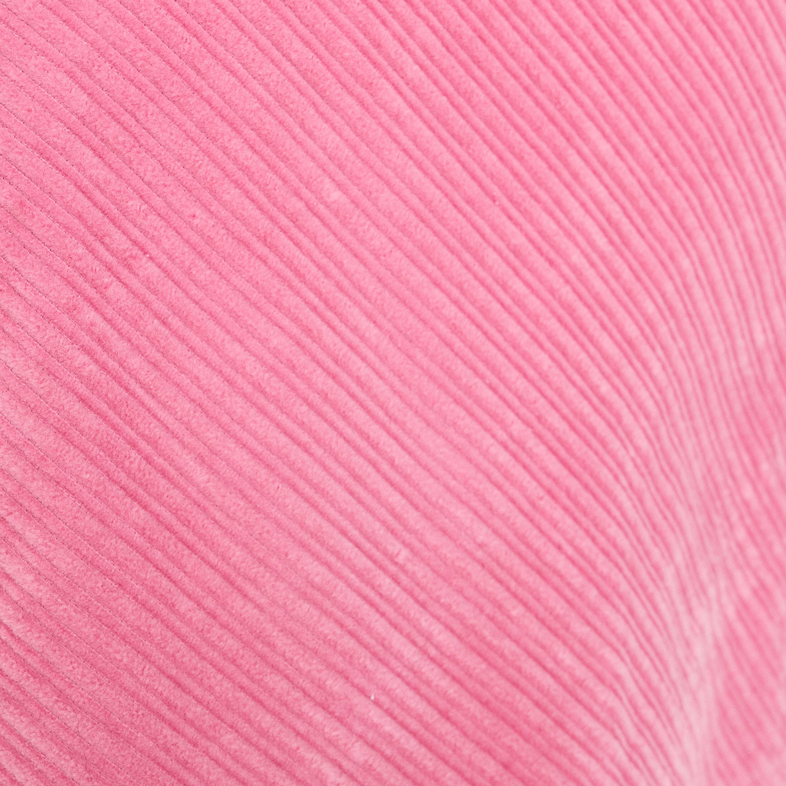 Jupe trap&egrave;ze en velours rose femme