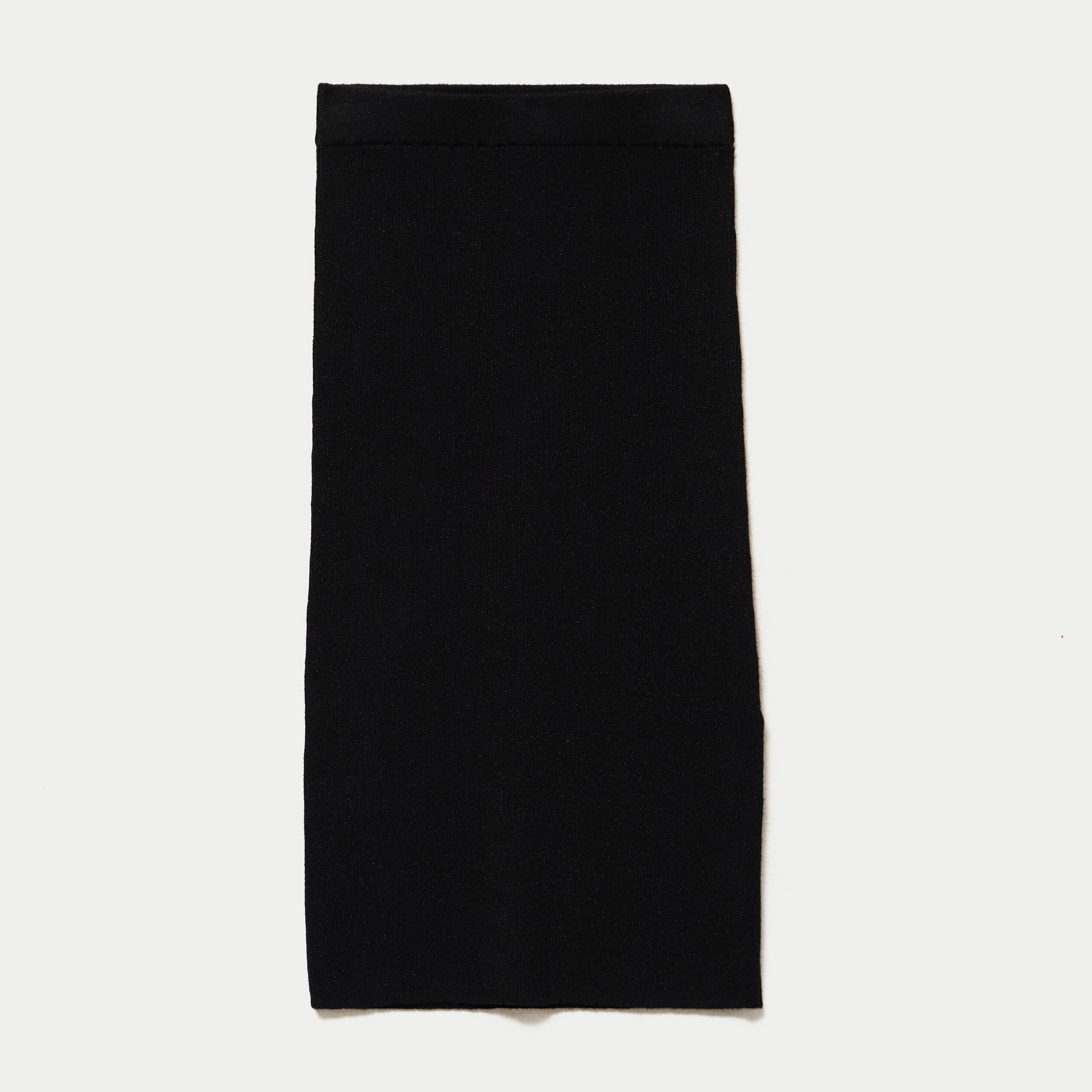 Jupe ajust&eacute;e longueur 3/4 noir femme