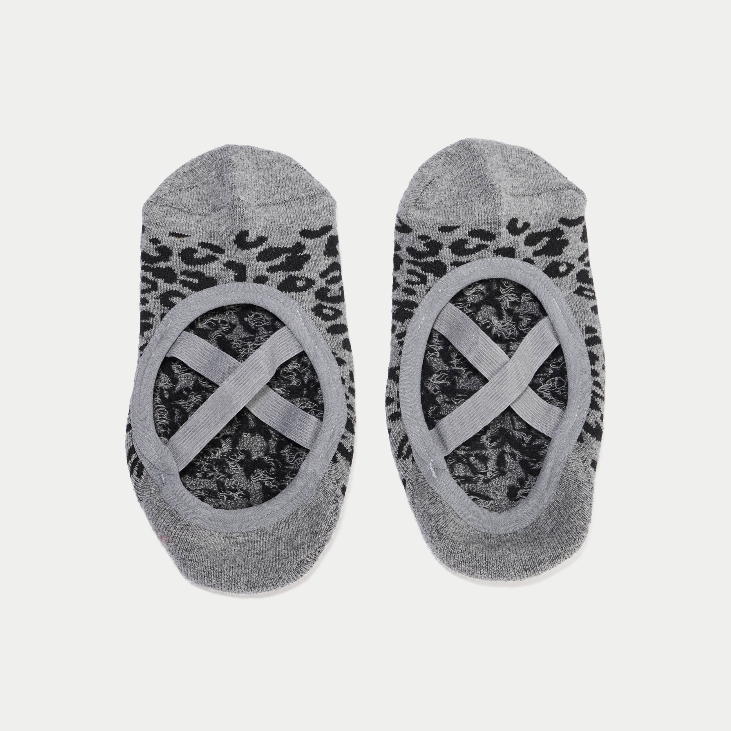 Chaussettes gris fonc&eacute; femme