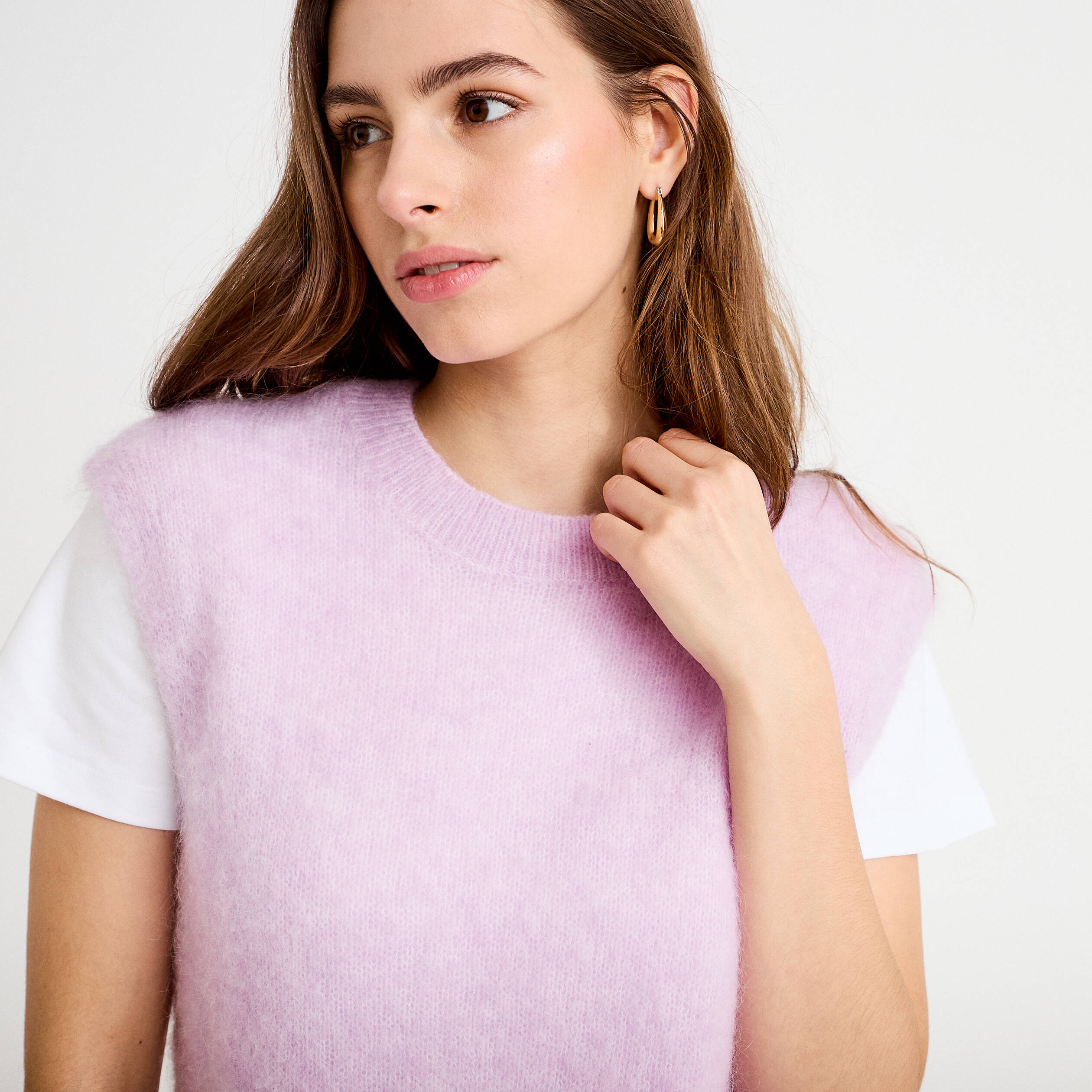 Pull sans manches parme femme