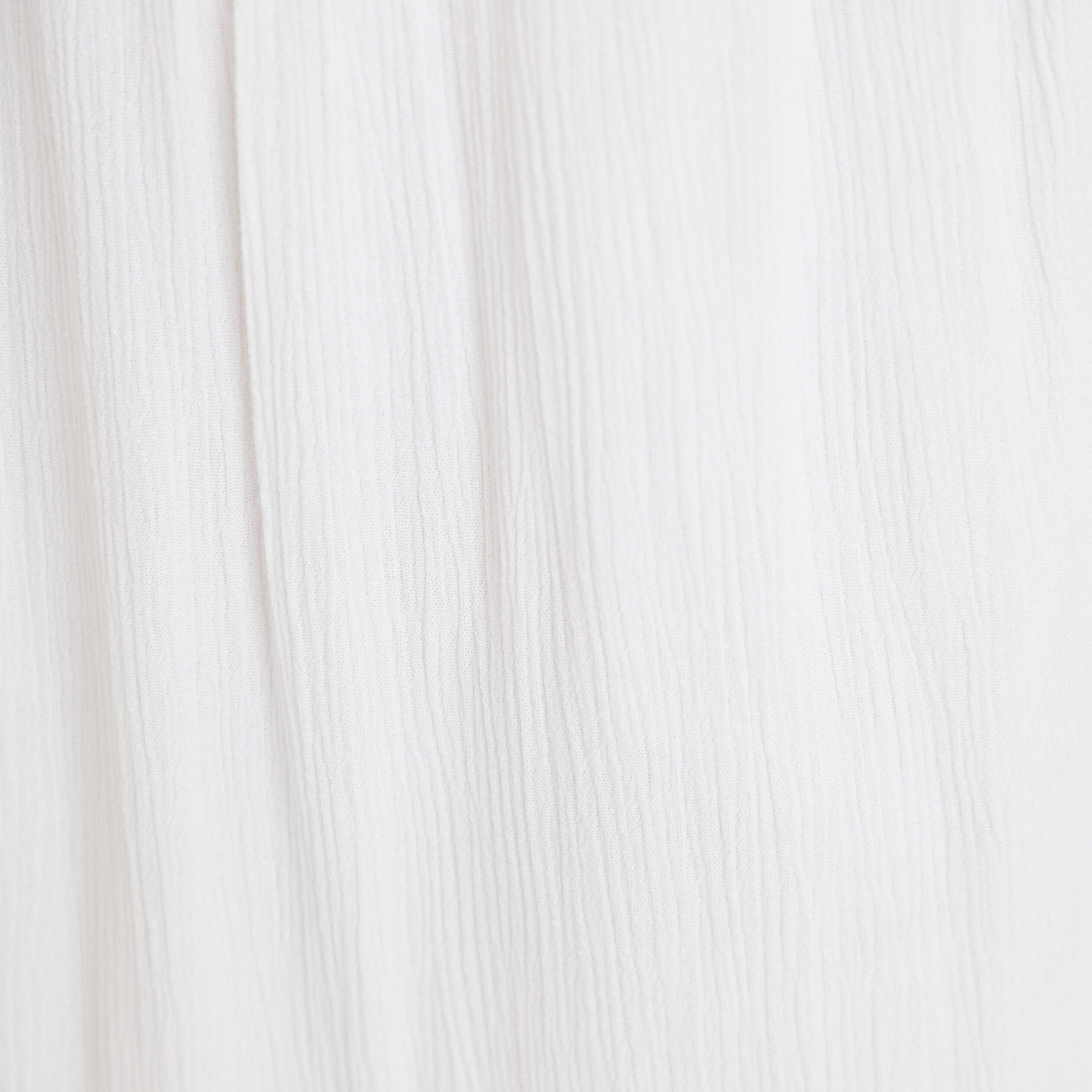 Jupe longue pliss&eacute;e &eacute;vas&eacute;e blanc femme