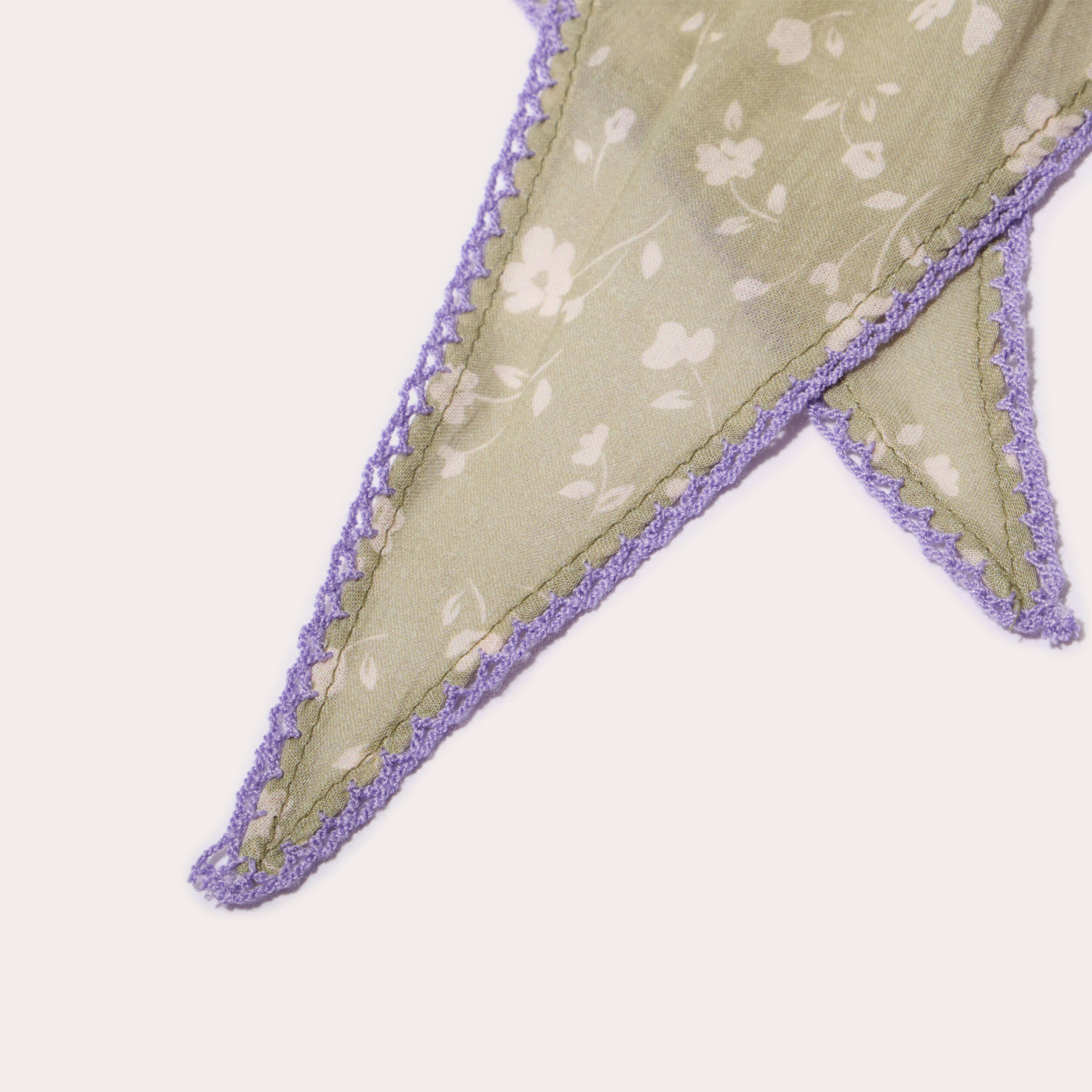 Foulard vert clair femme