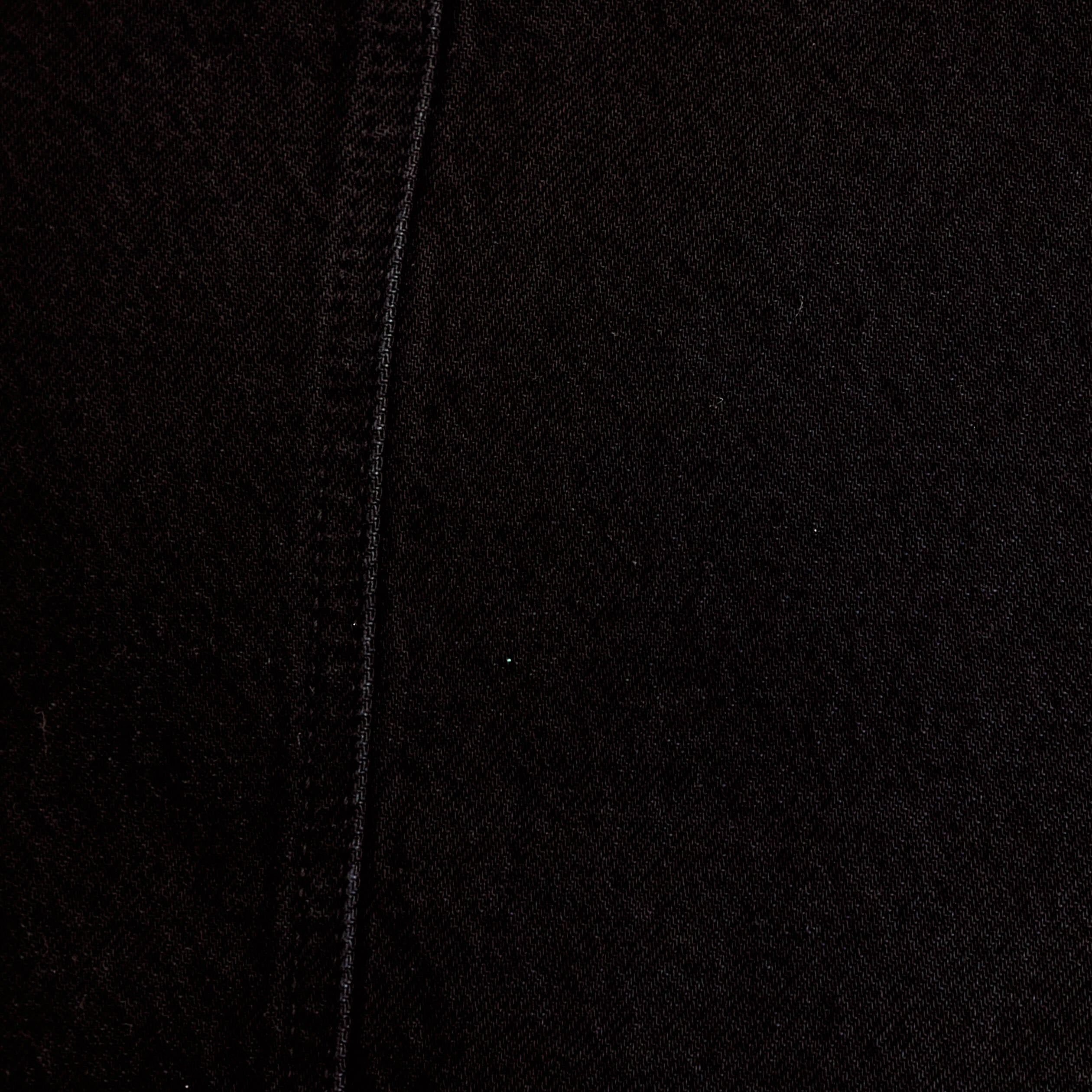 Jupe-short trap&egrave;ze en jean denim noir femme