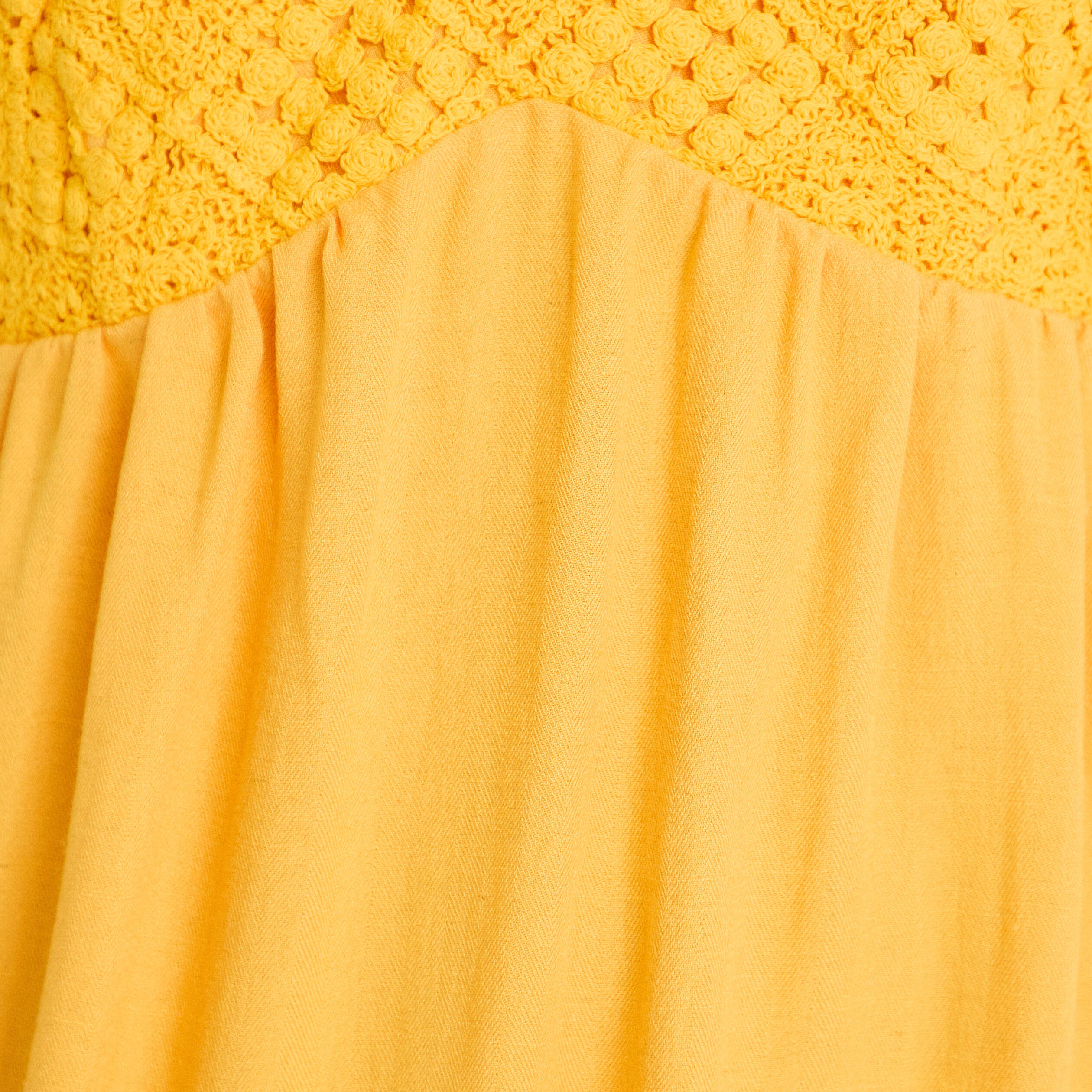 Robe bi-mati&egrave;re col v bretelles fines orange clair femme