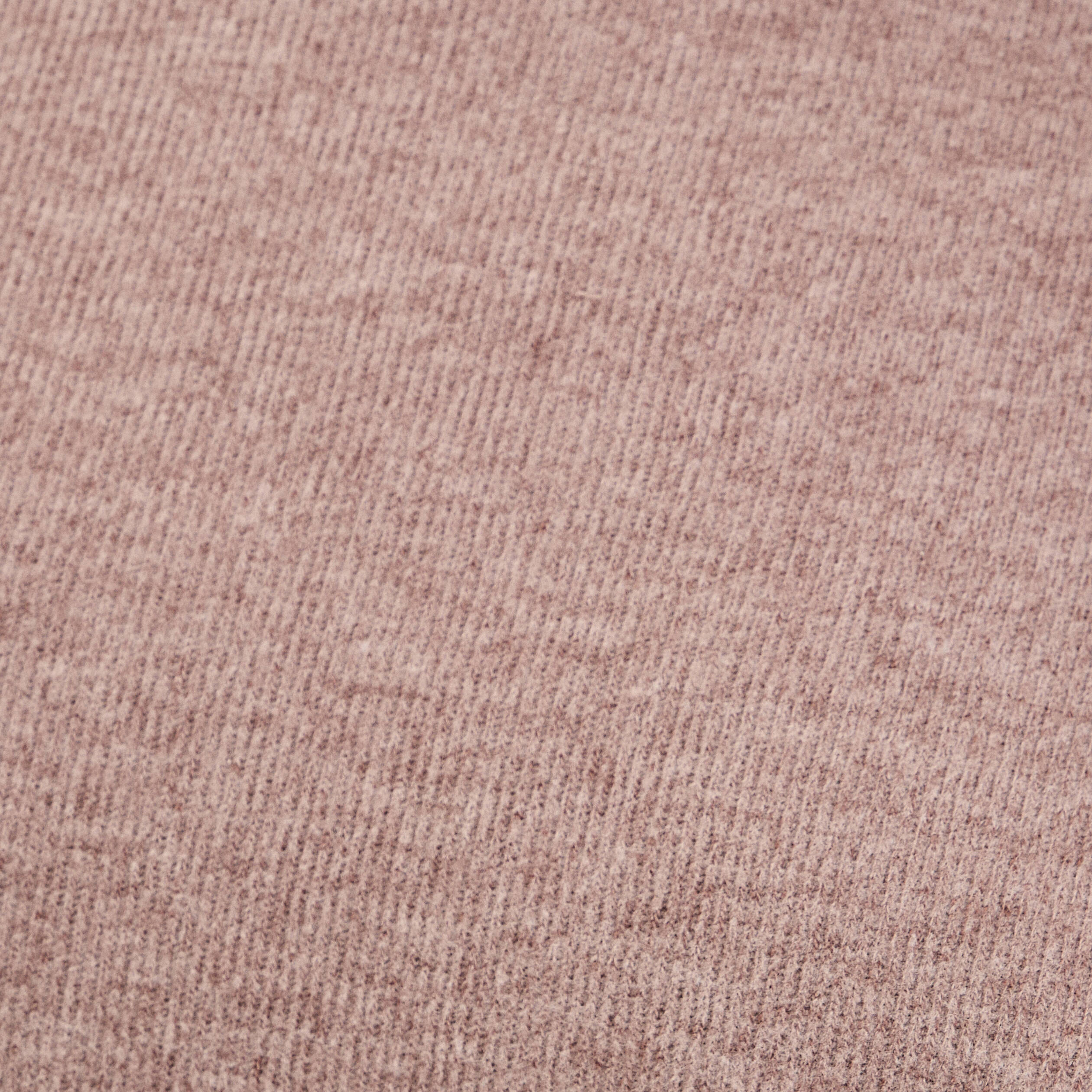 Sweat col roul&eacute; manches longues terracotta femme