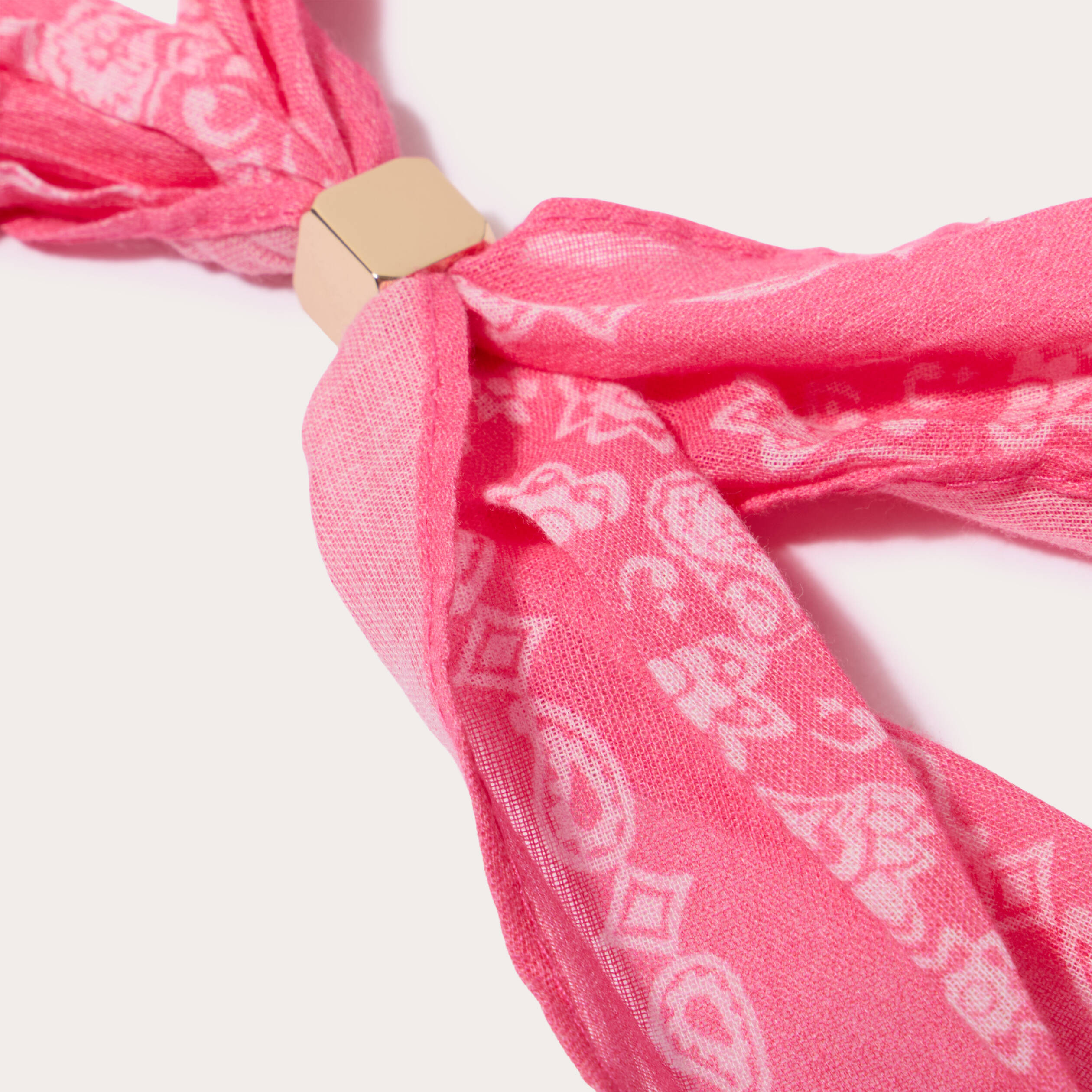 Foulard rose clair femme