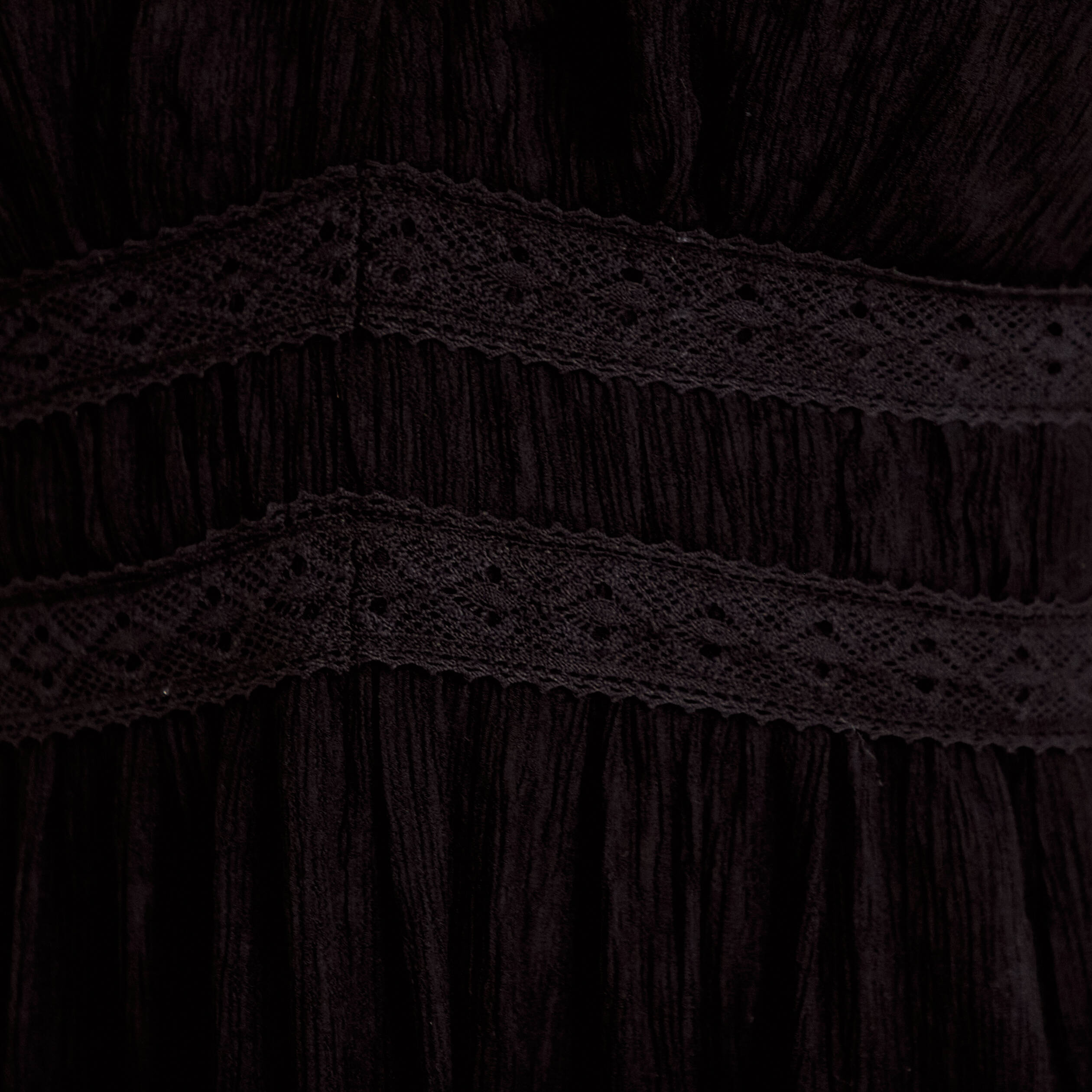 Robe longue &eacute;vas&eacute;e col v sans manches noir femme