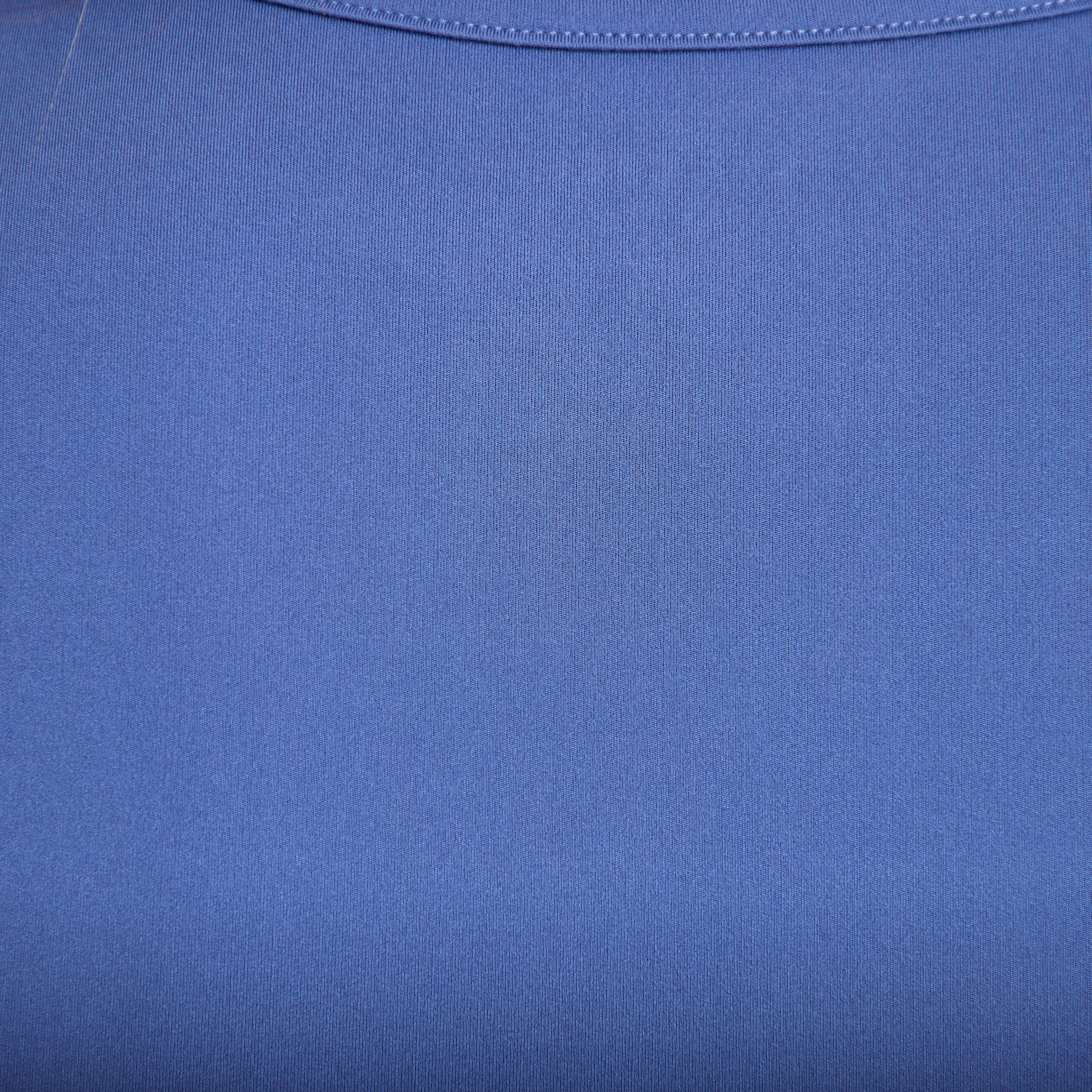 D&eacute;bardeur col rond activewear bleu fonc&eacute; femme