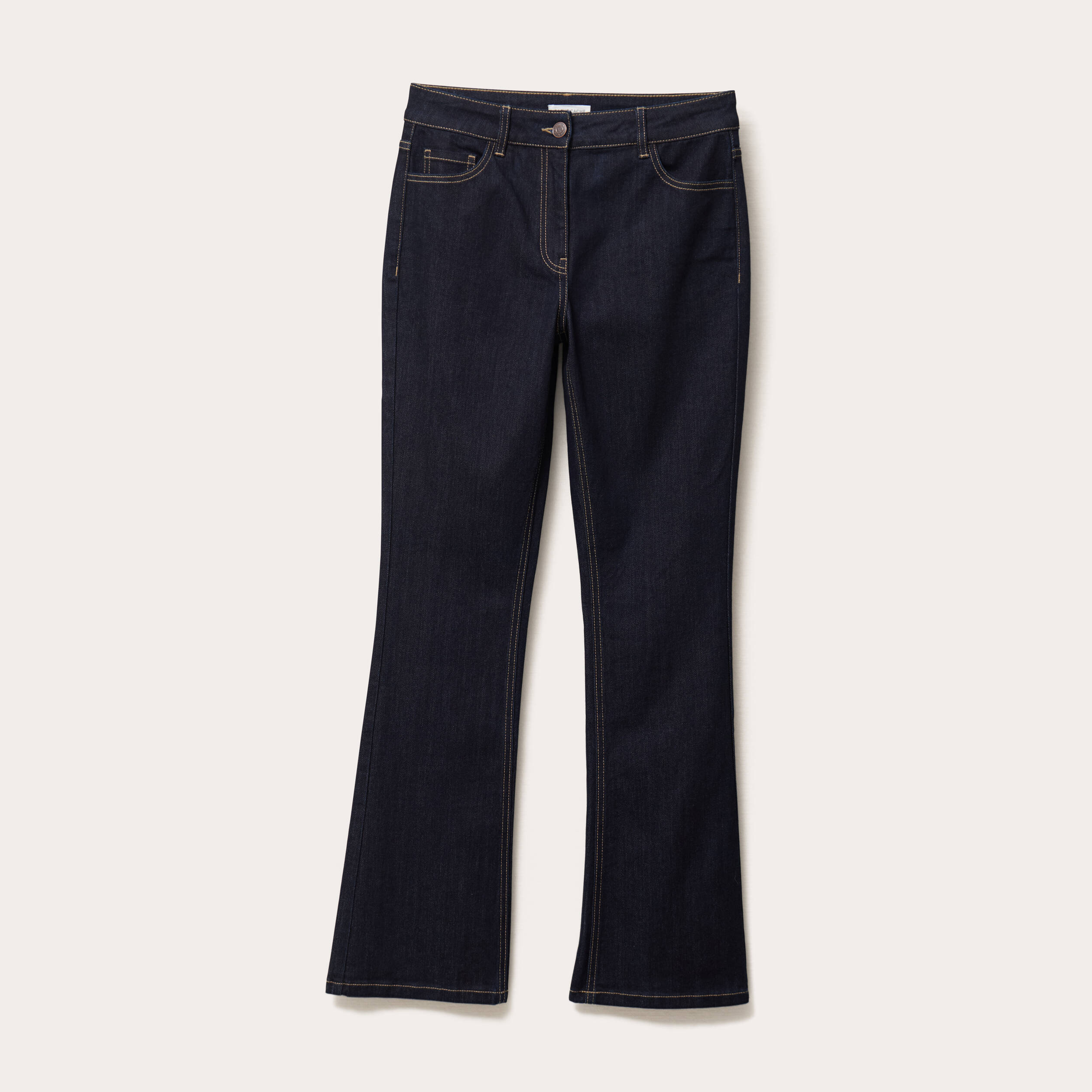 Jeans flare denim brut femme