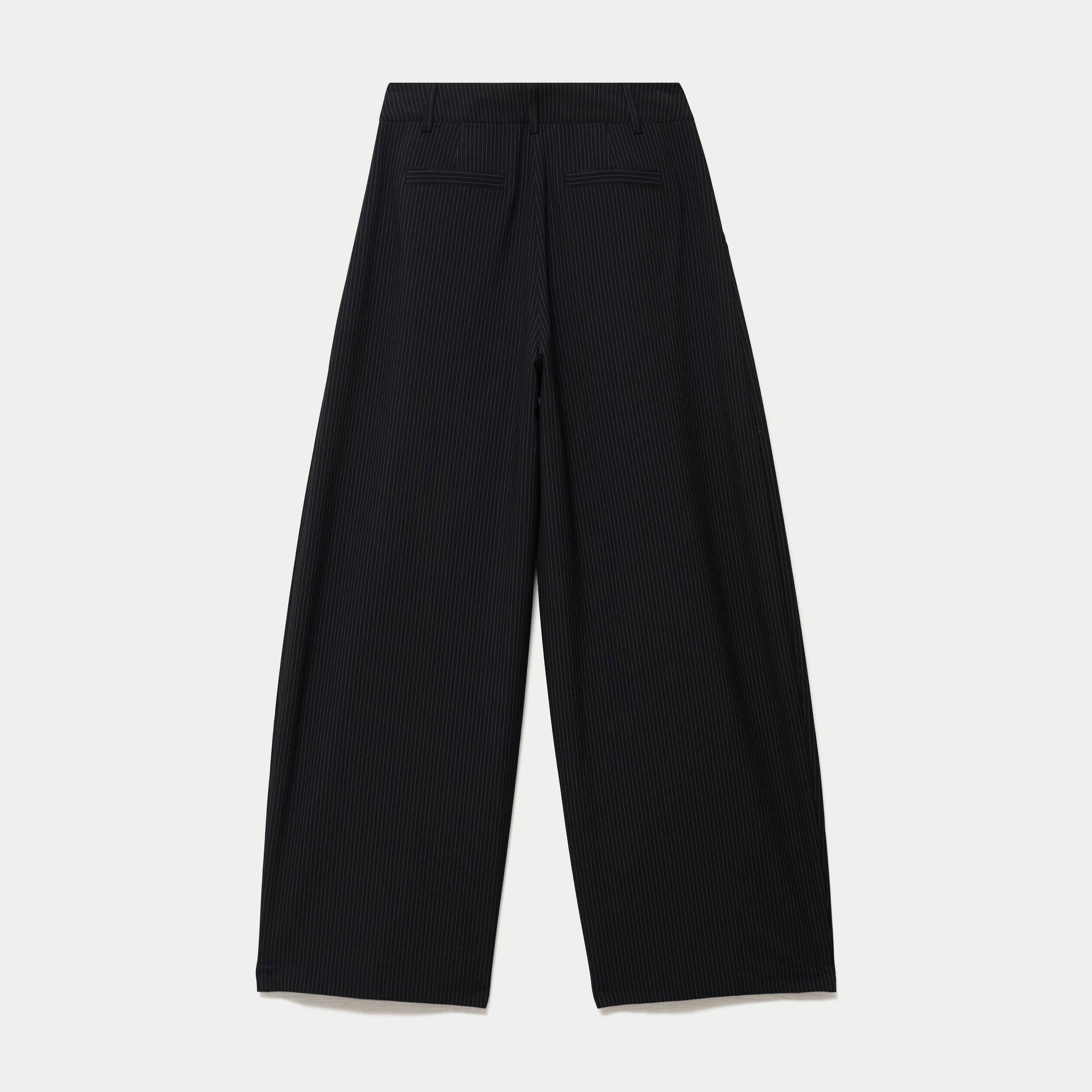 Pantalon barrel taille standard noir femme