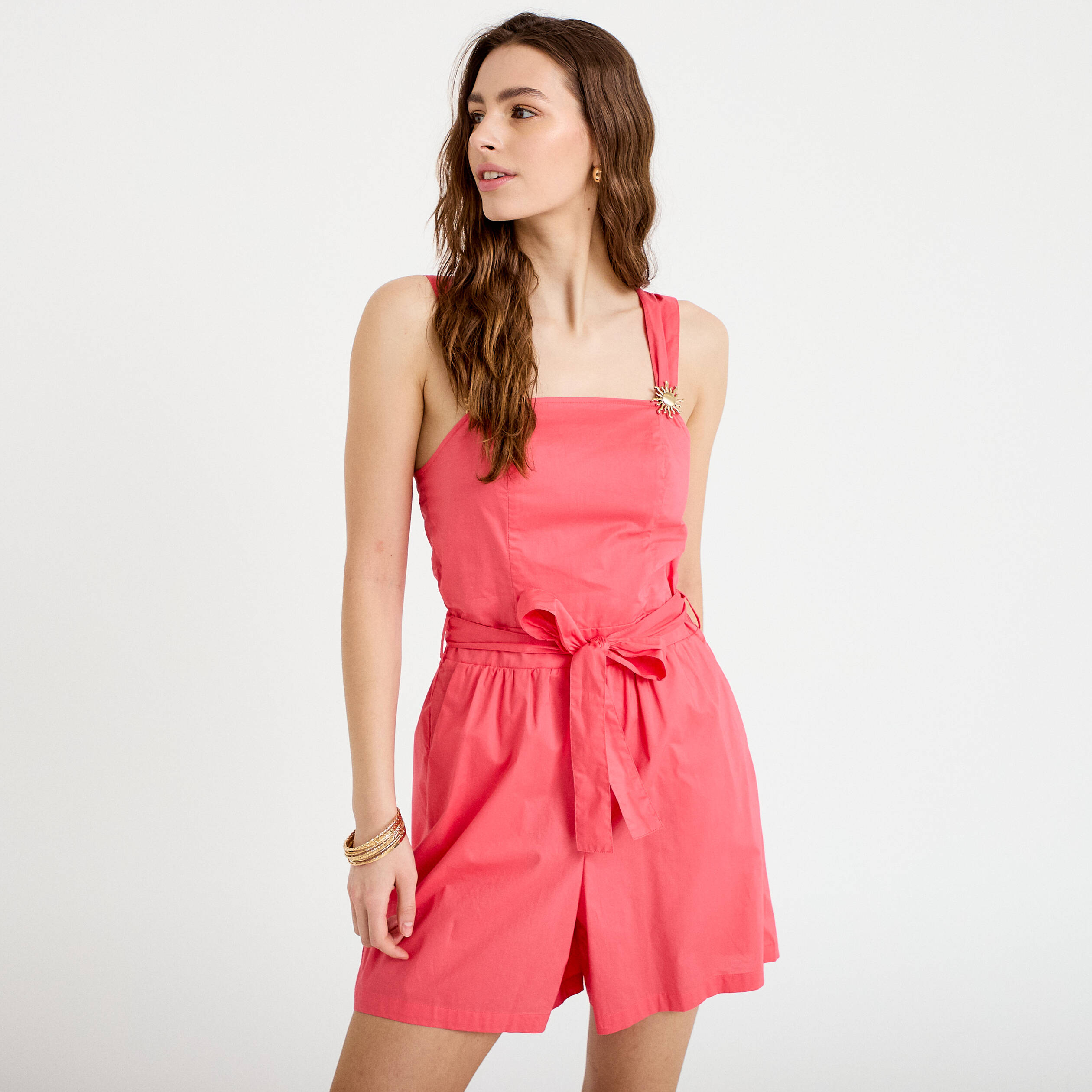 Combishort rose femme
