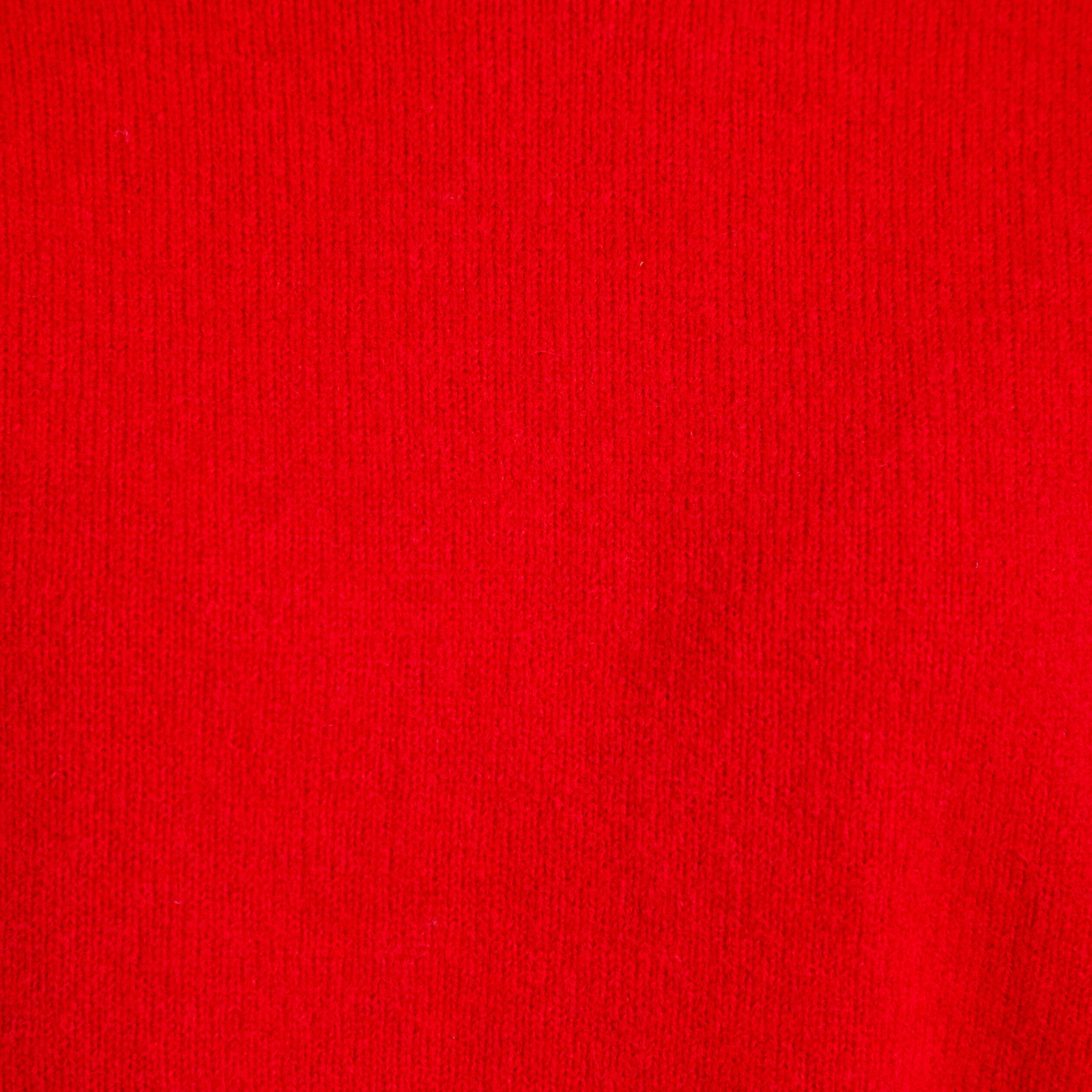 Pull col rond rouge femme