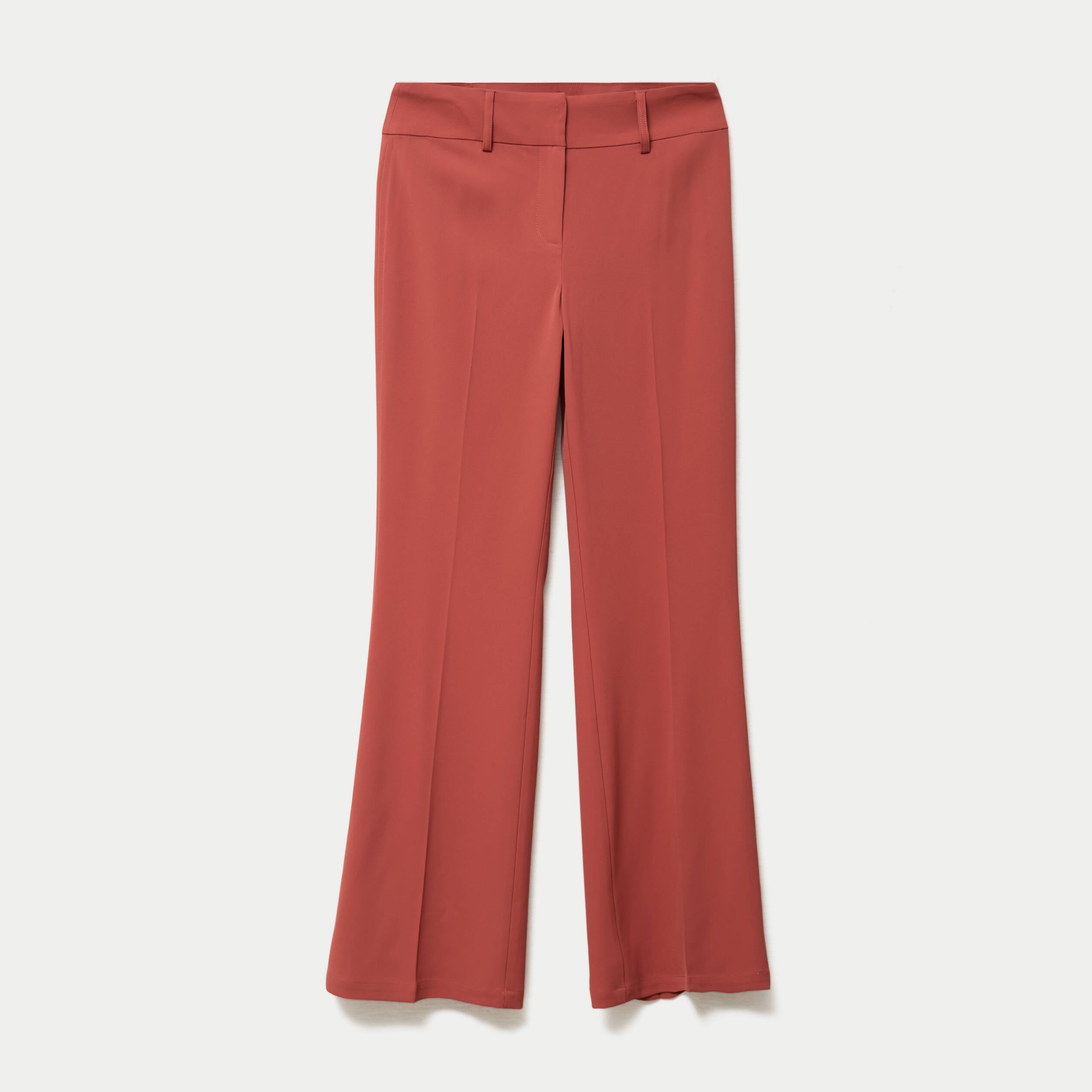 Pantalon bootcut taille standard vieux rose femme
