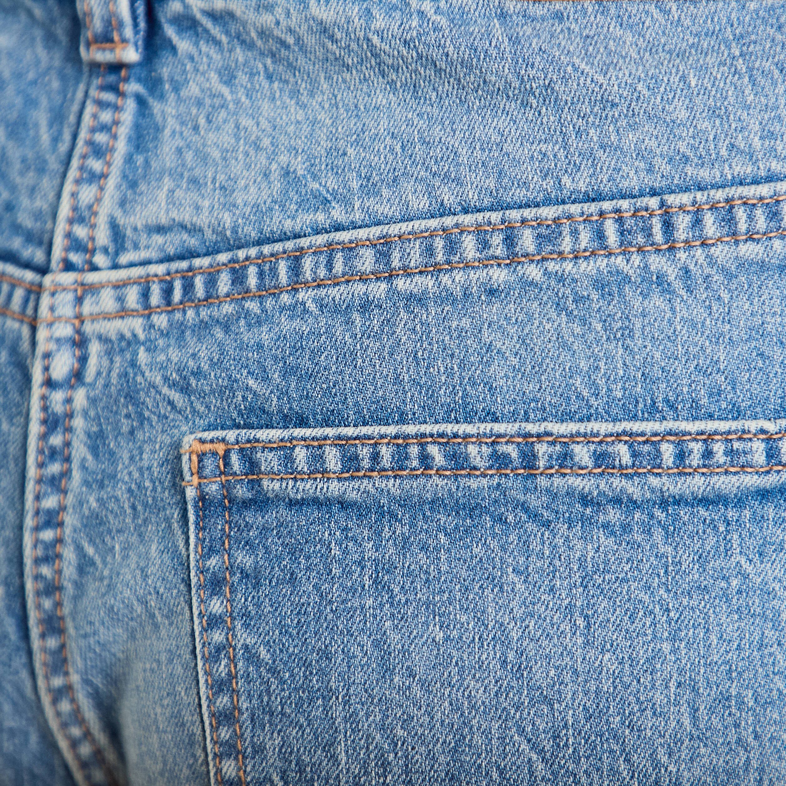 Jeans baggy taille basse denim triple stone femme