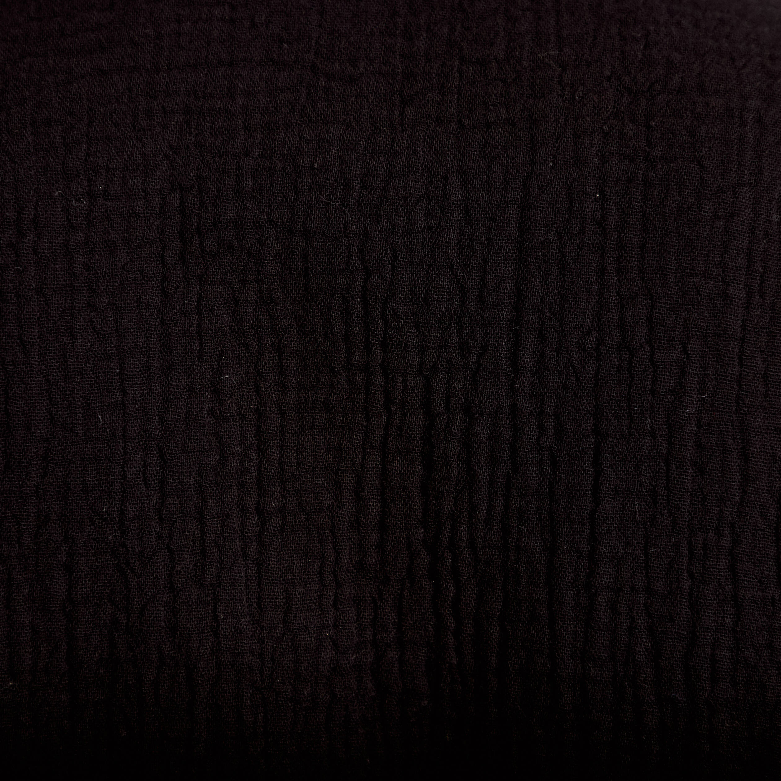 Chemise manches 3/4 noir femme