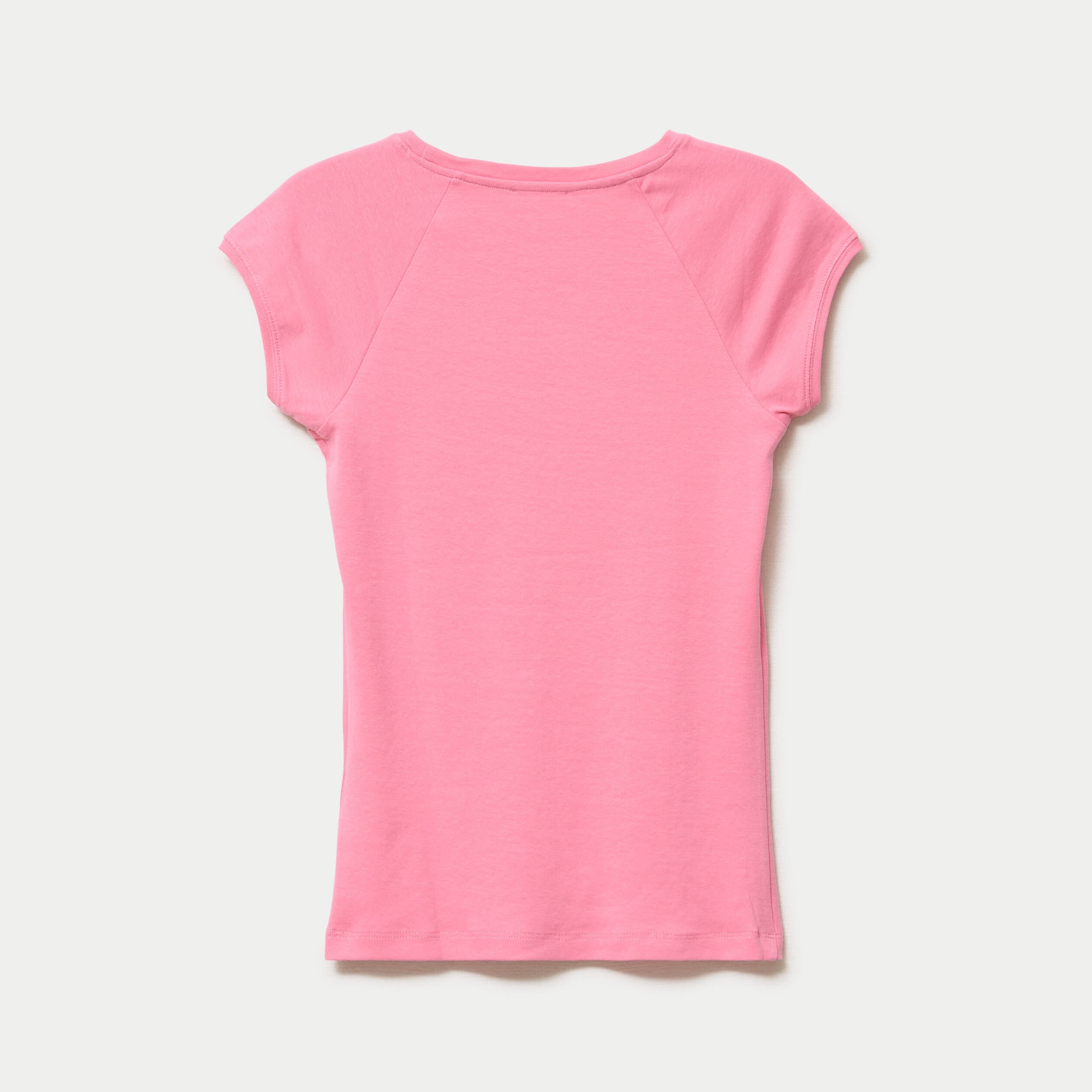 T-shirt manches courtes rose vif femme