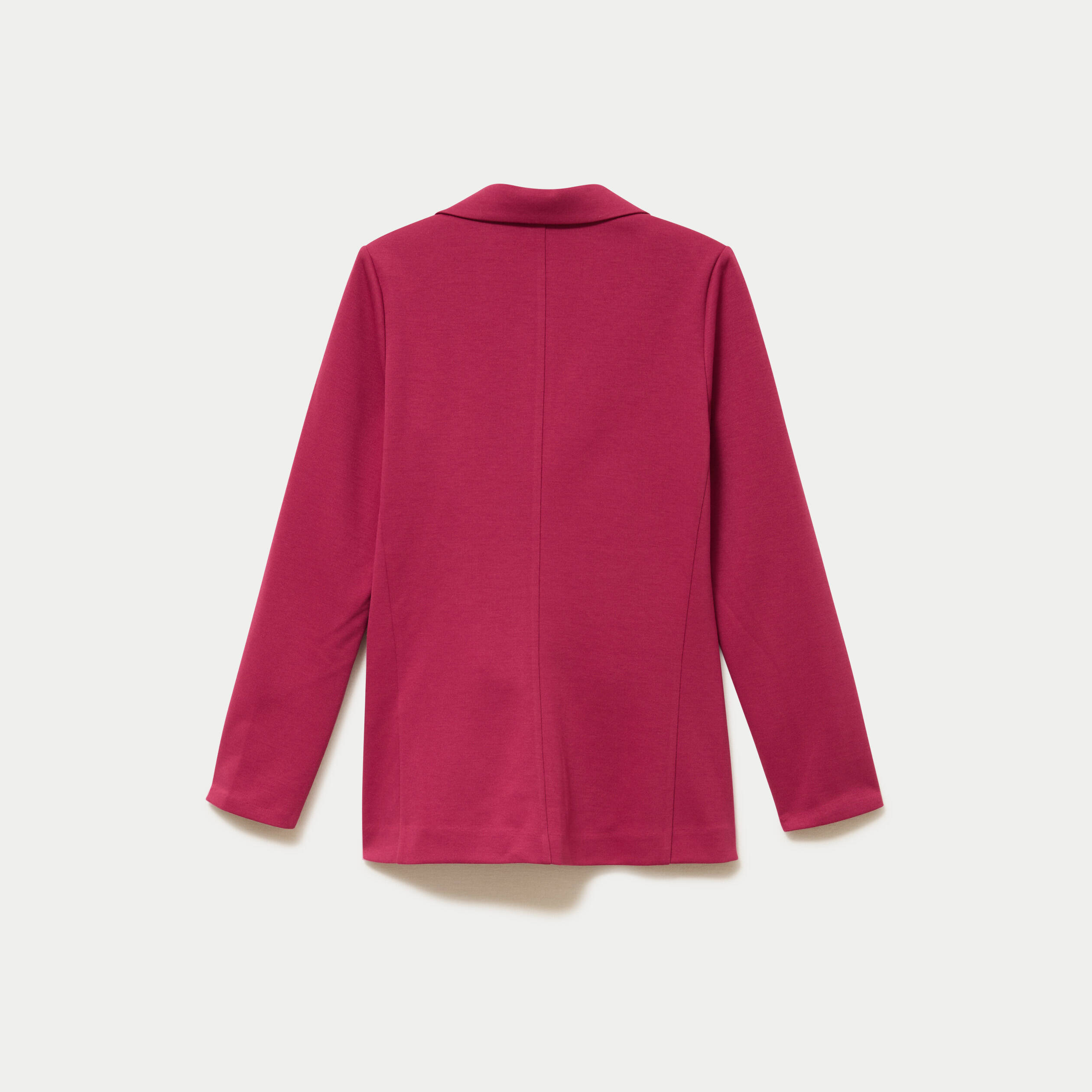 Veste blazer cintr&eacute;e rouge femme