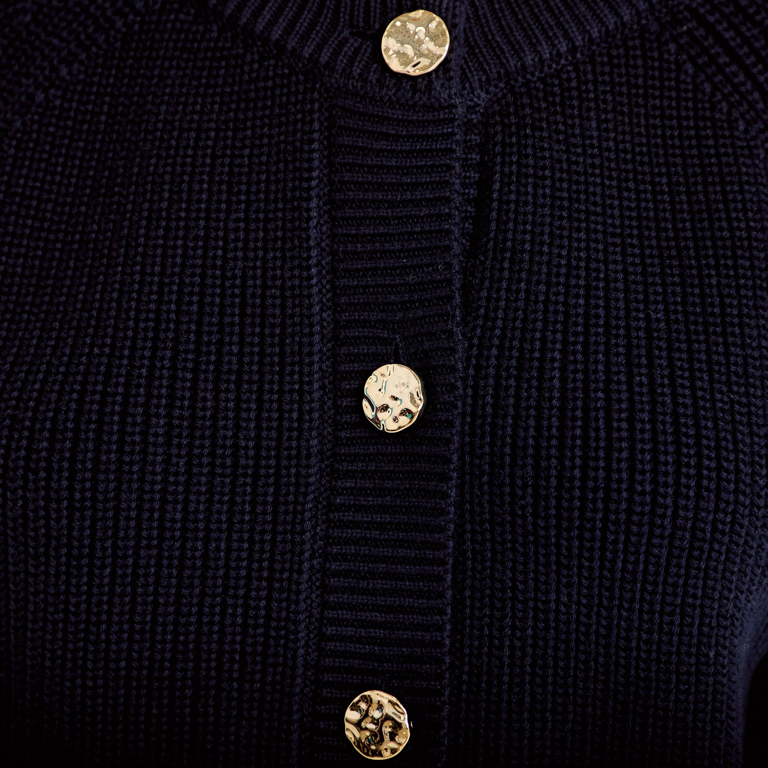 Gilet manches longues bleu marine femme