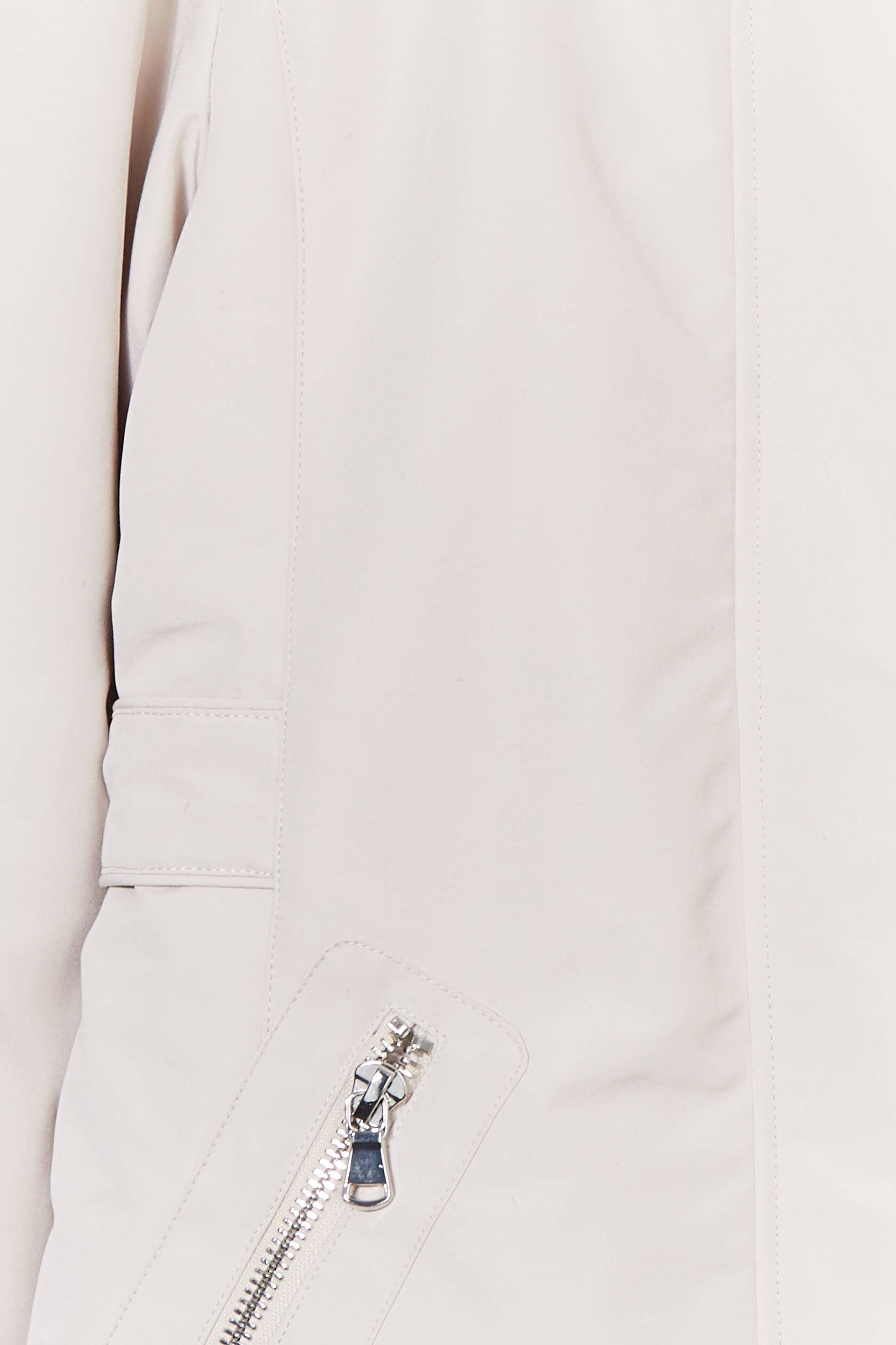 Pull Zara TRF à Capuche écru Fausse Fourrure - Taille S, Occasion Très Bon état