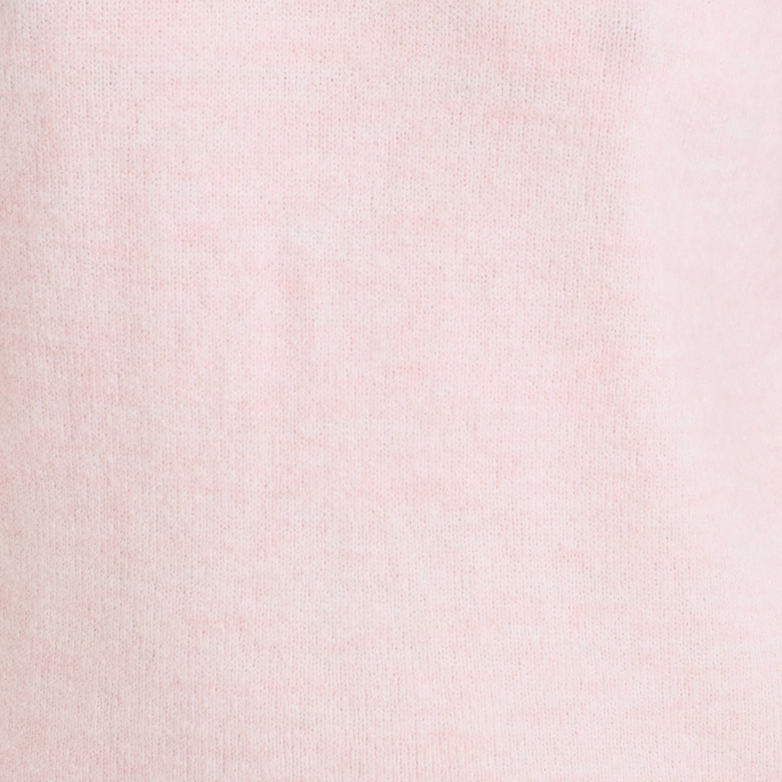 Pull ample manches courtes rose clair femme