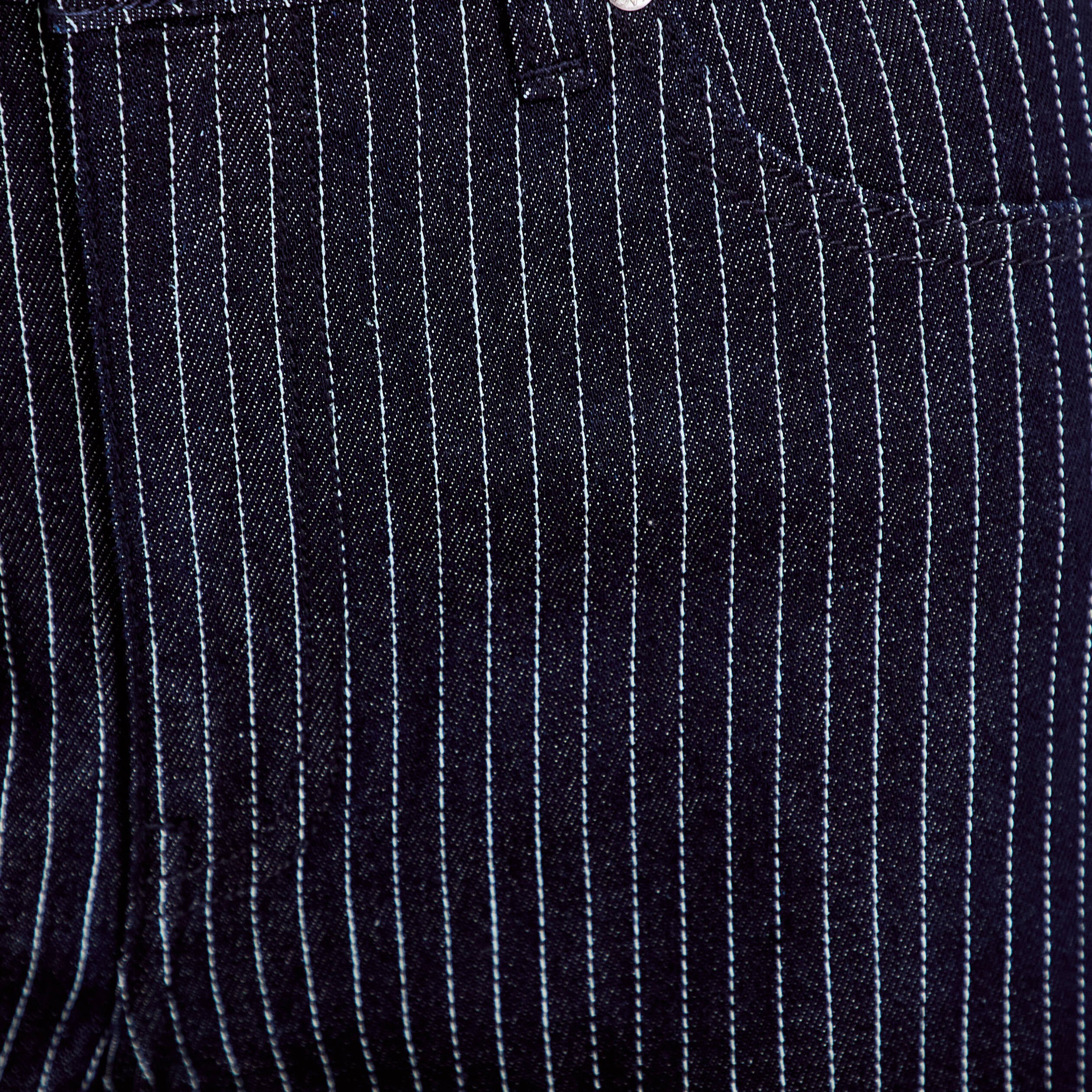 Jean barrel taille haute denim brut femme