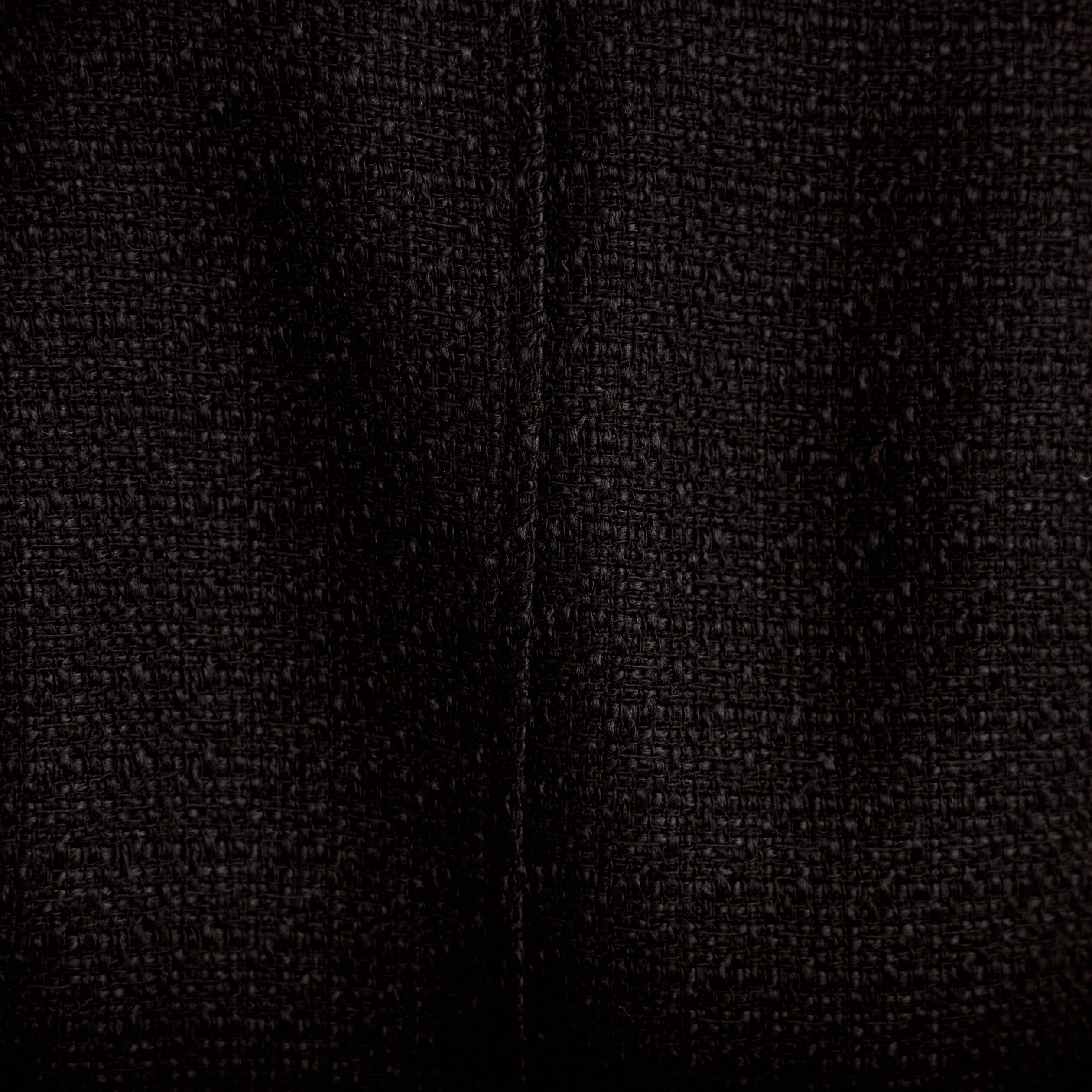 Veste droite en tweed col classique noir femme