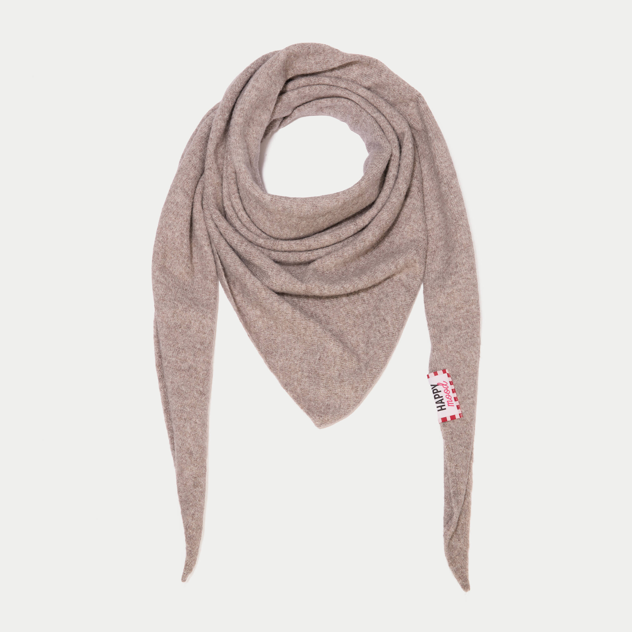 Foulard taupe femme