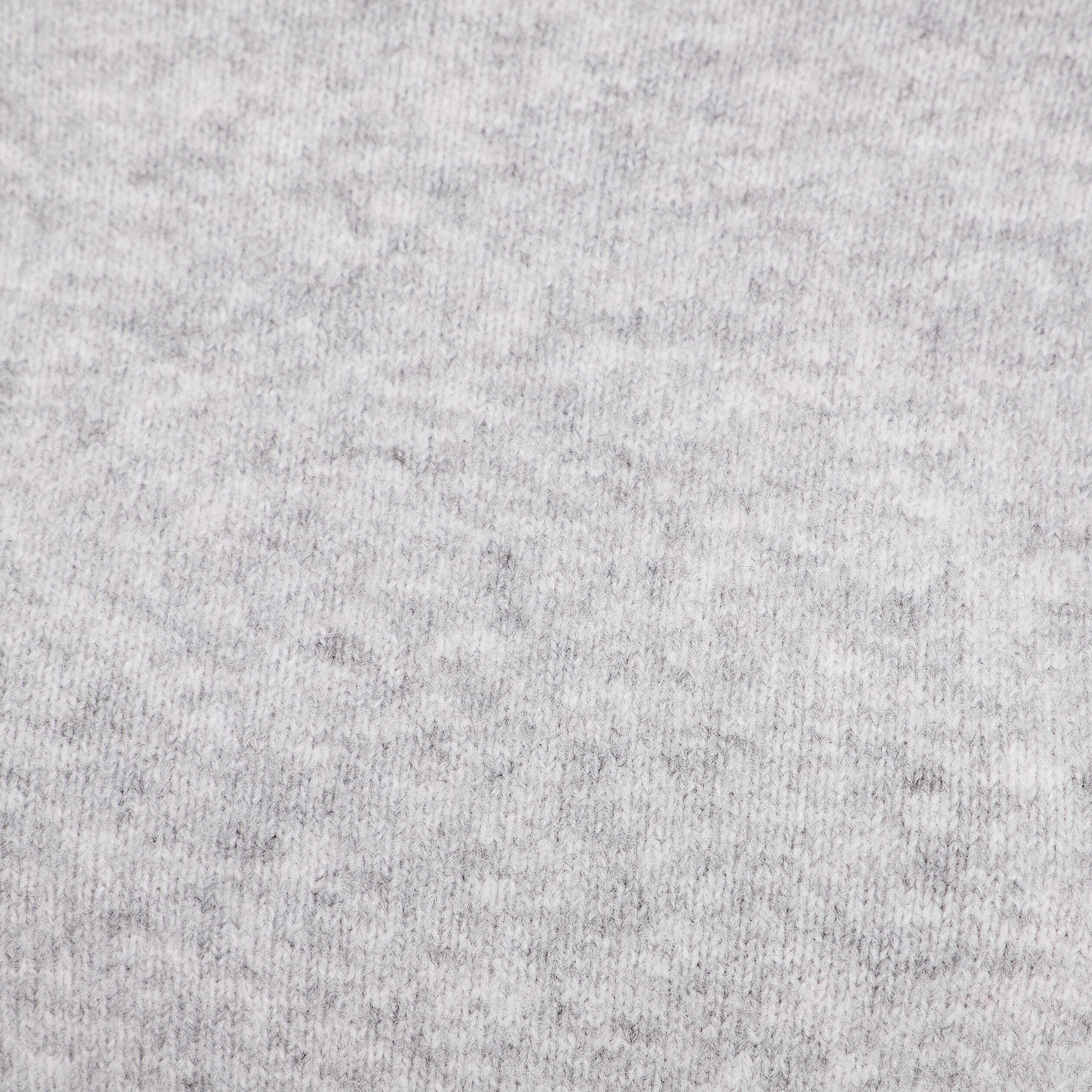 Pull col rond manches longues gris clair femme