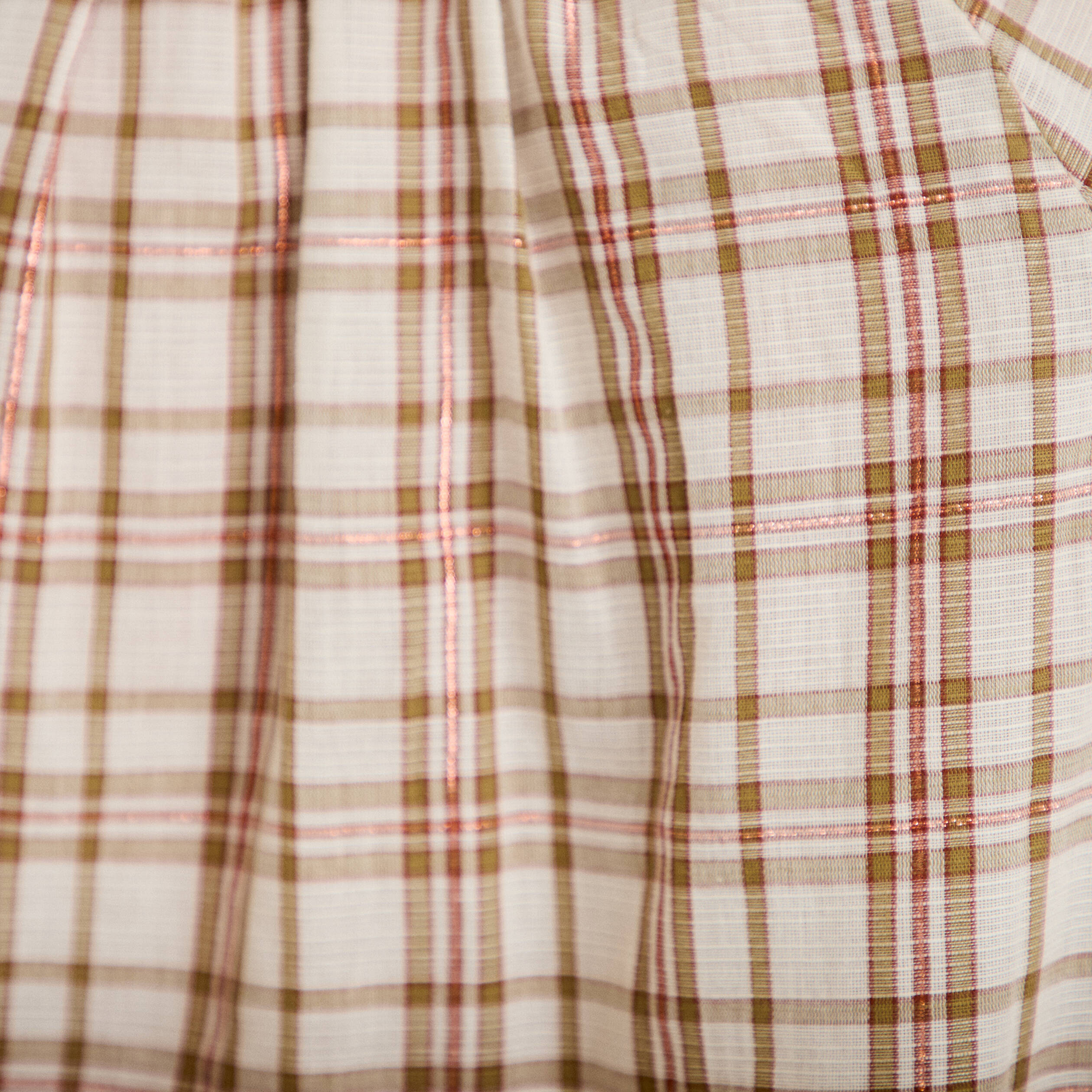 Chemise coupe ample manches longues marron femme