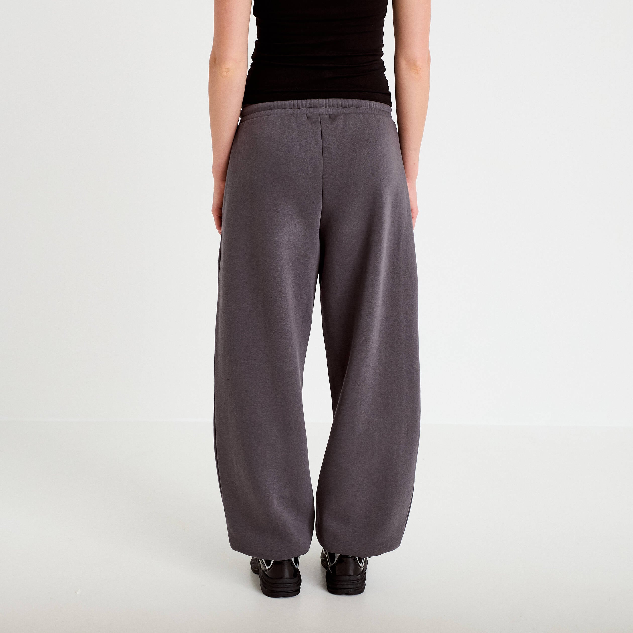 Jegging taille basse gris fonc&eacute; femme