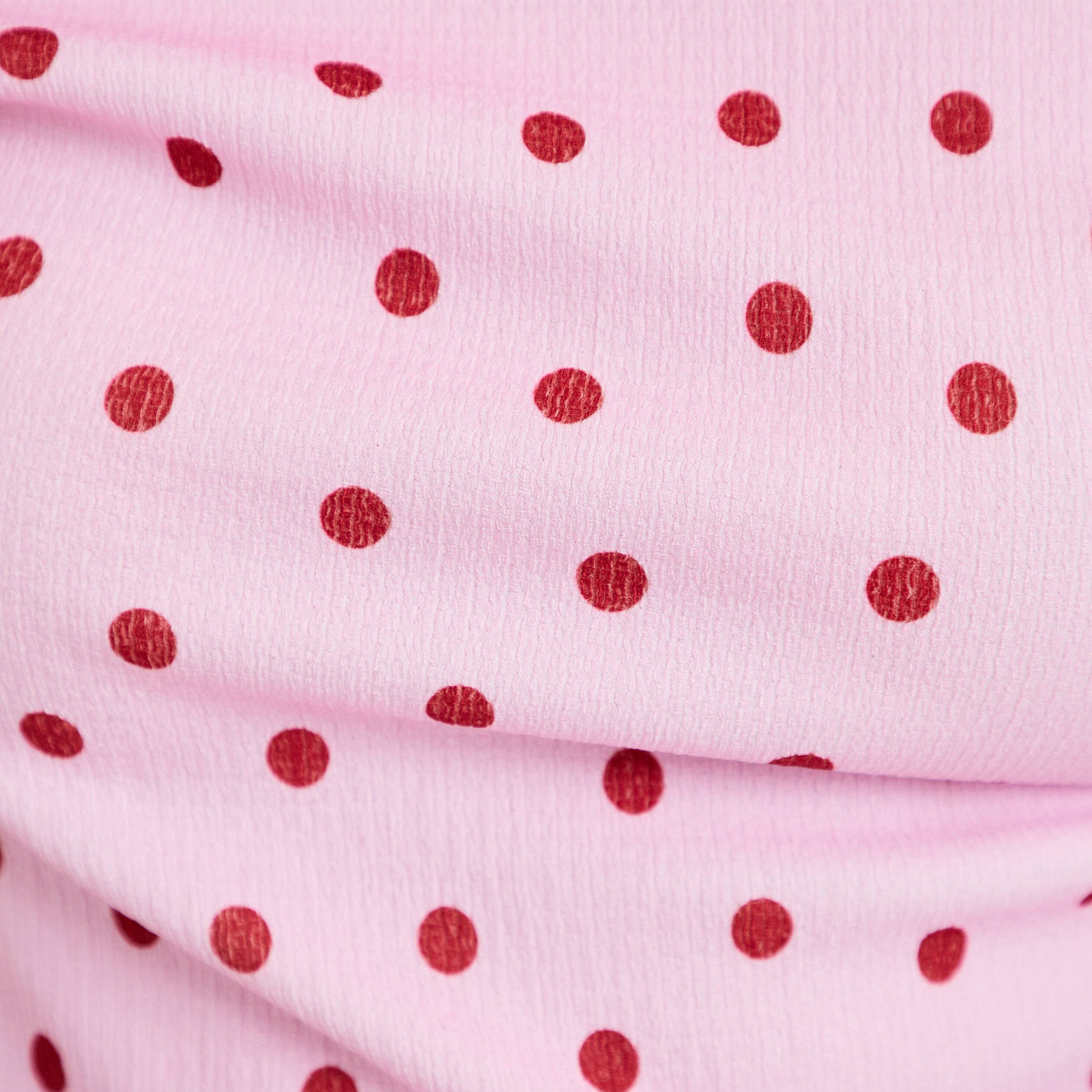 Top pliss&eacute; col bardot sans manches rose clair femme