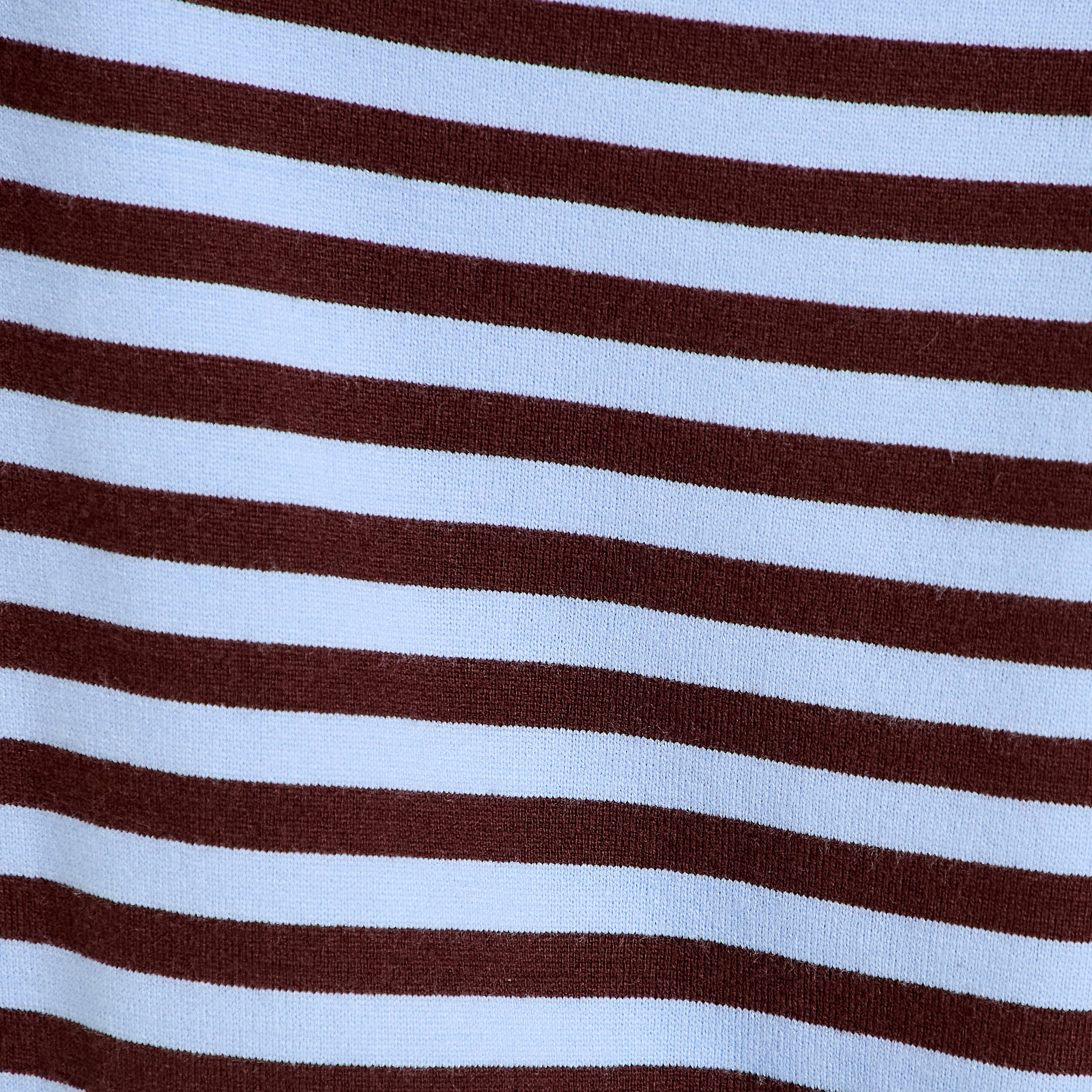 T-shirt col bateau manches longues bleu femme