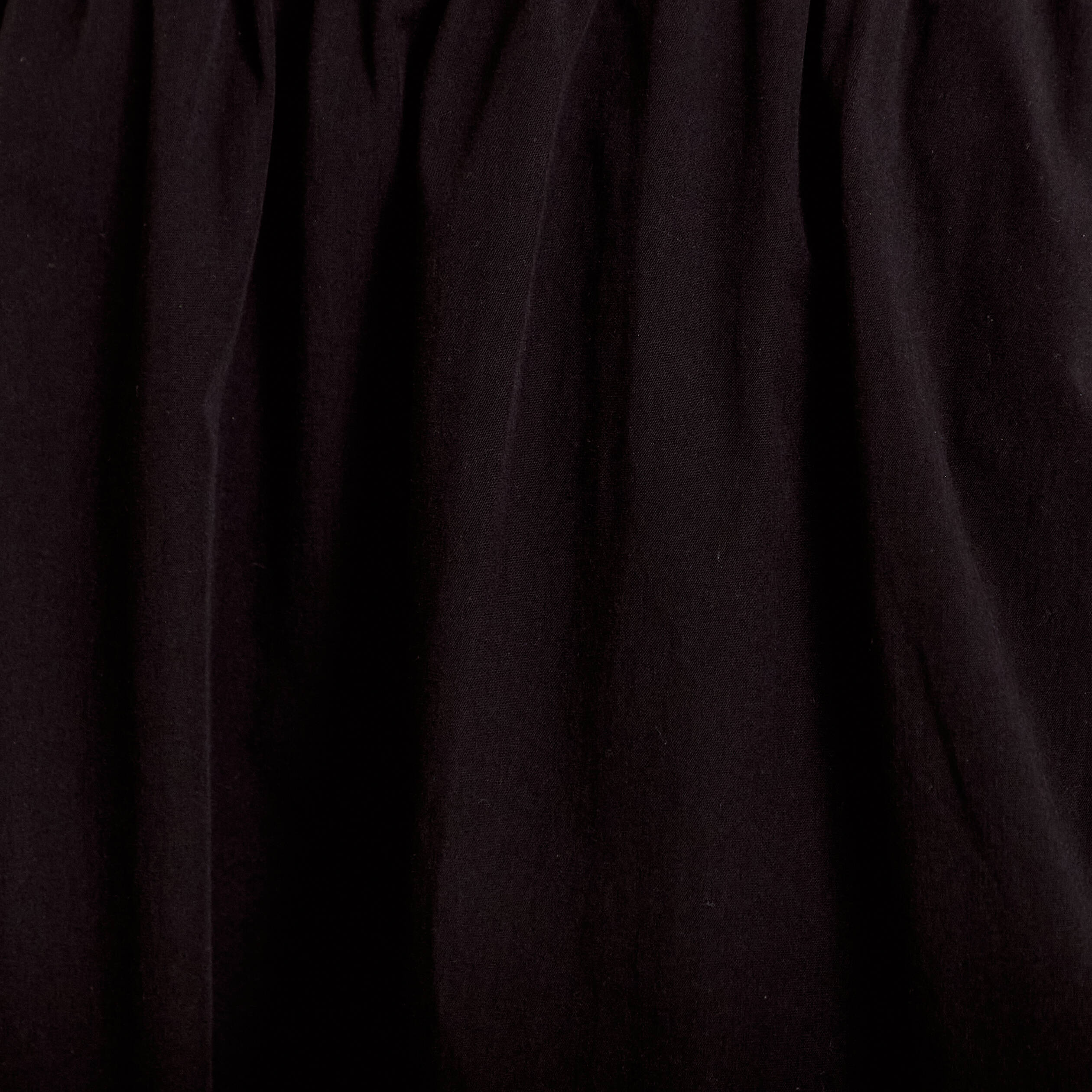 Jupon &eacute;vas&eacute; long noir femme