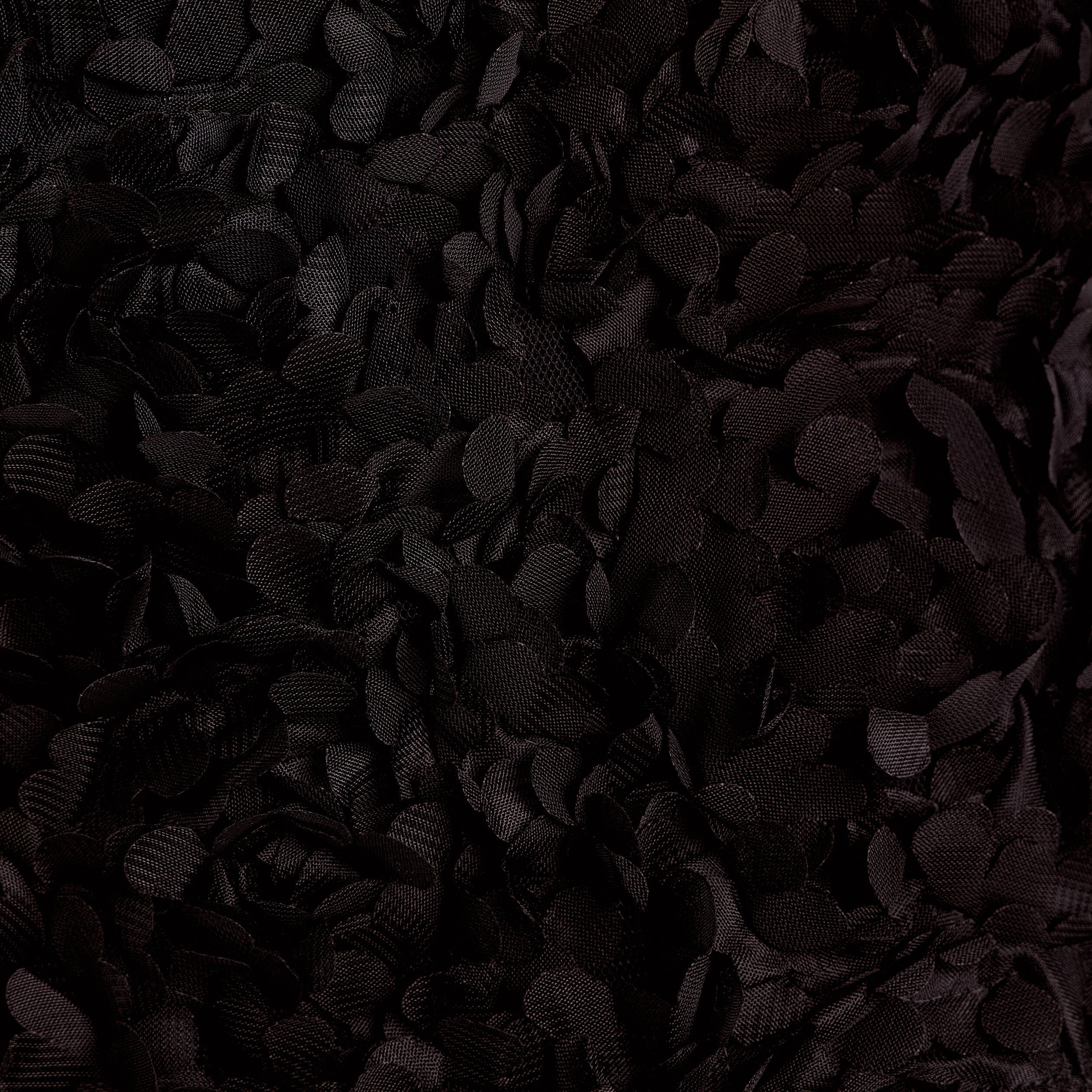 Bustier cropped fleurs en relief noir femme