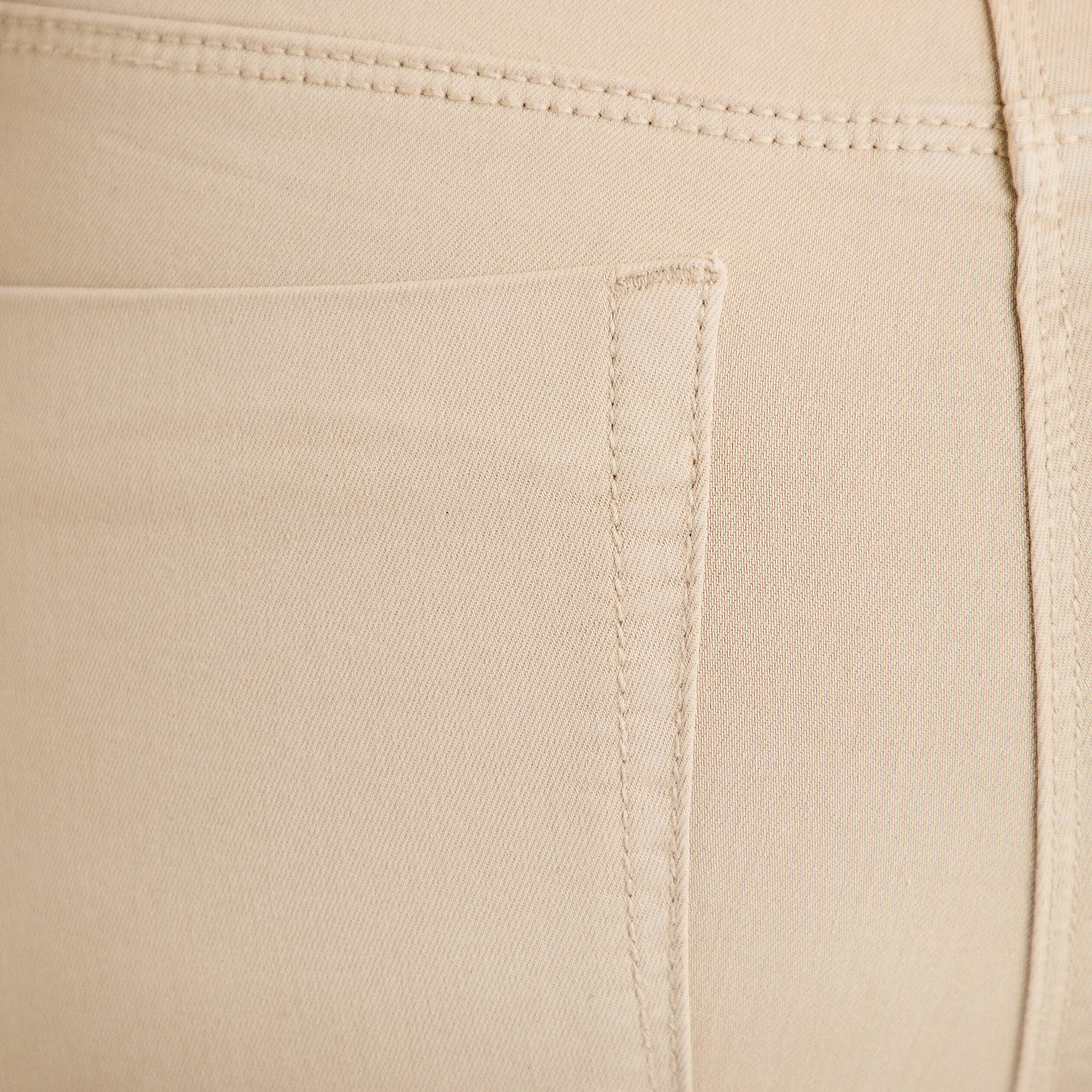 Pantacourt taupe femme
