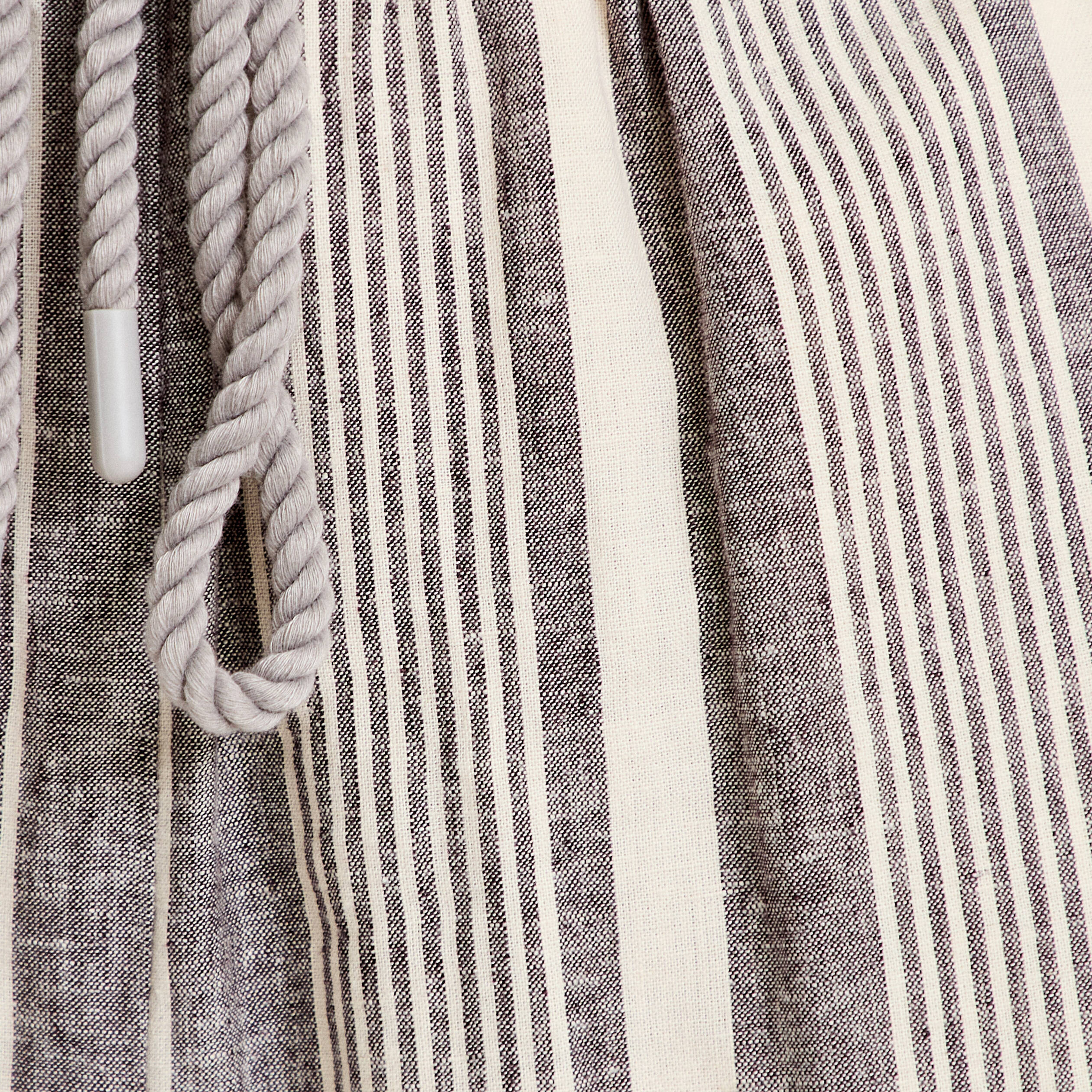 Short regular contenant du lin blanc femme
