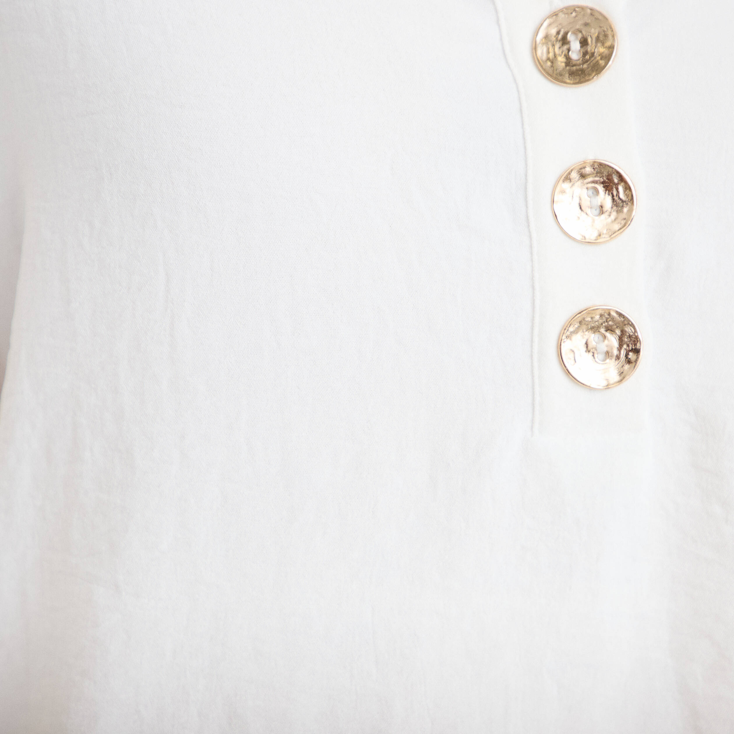 Blouse manches longues ecru femme