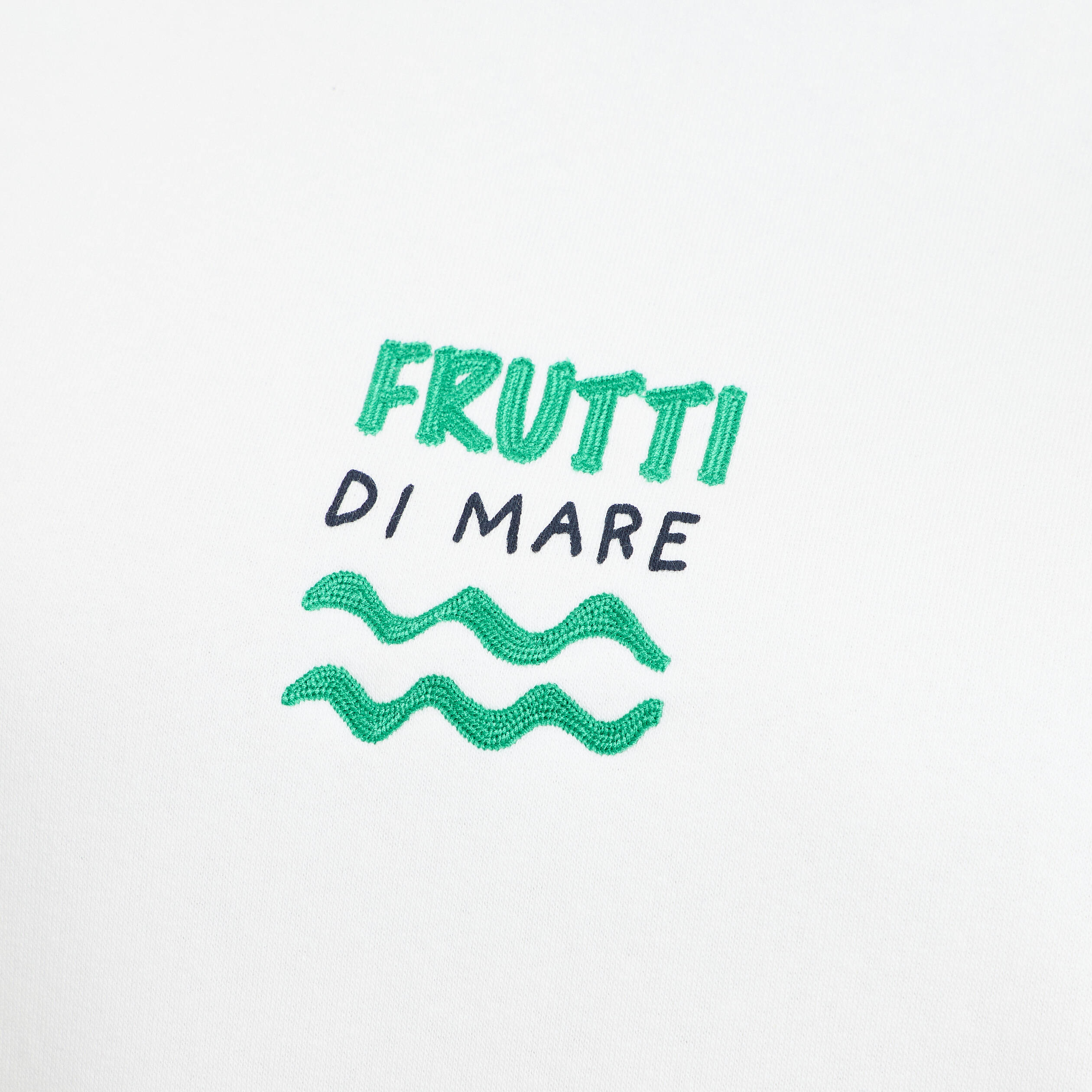 Sweat oversize print dos ecru femme
