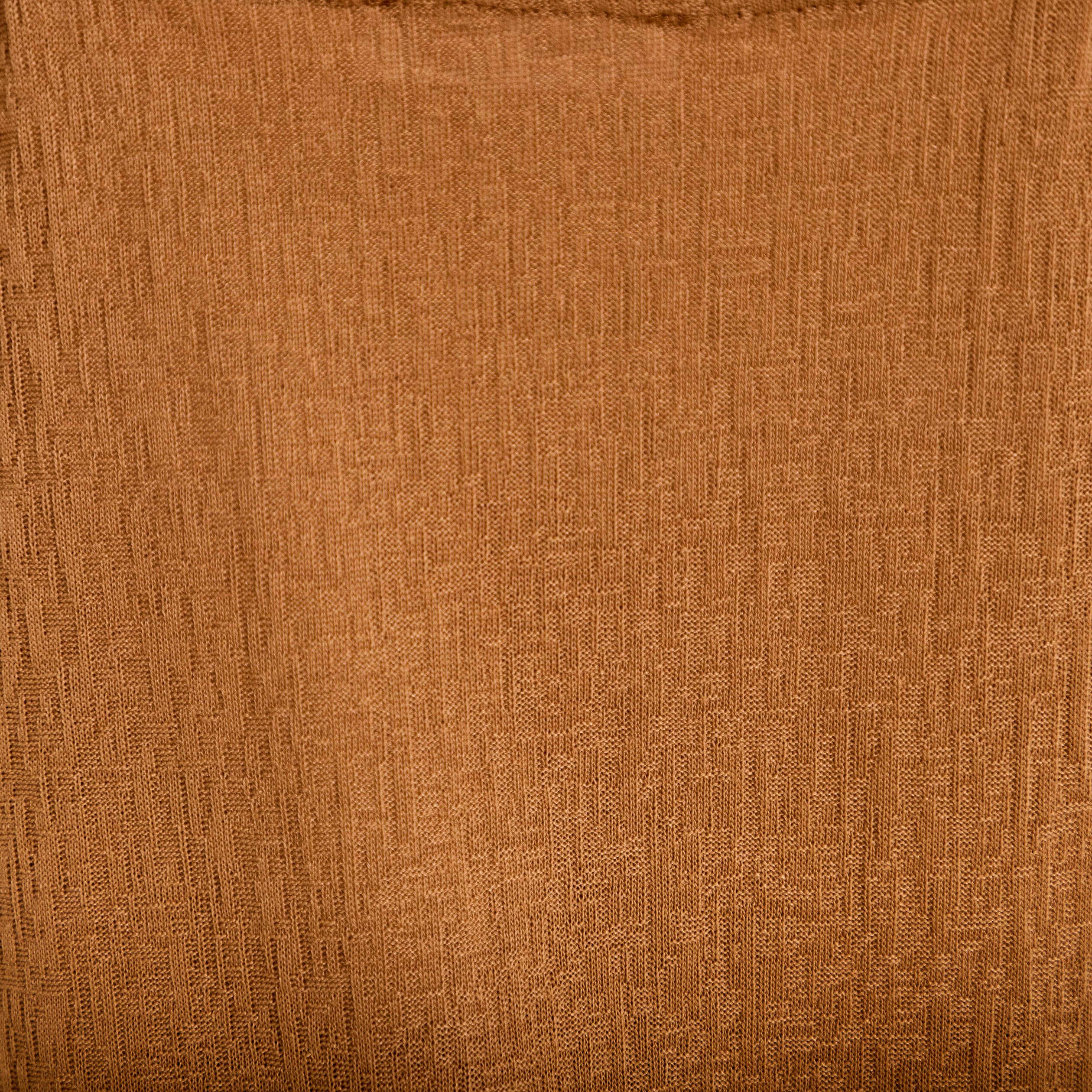 T-shirt col rond manches courtes beige femme