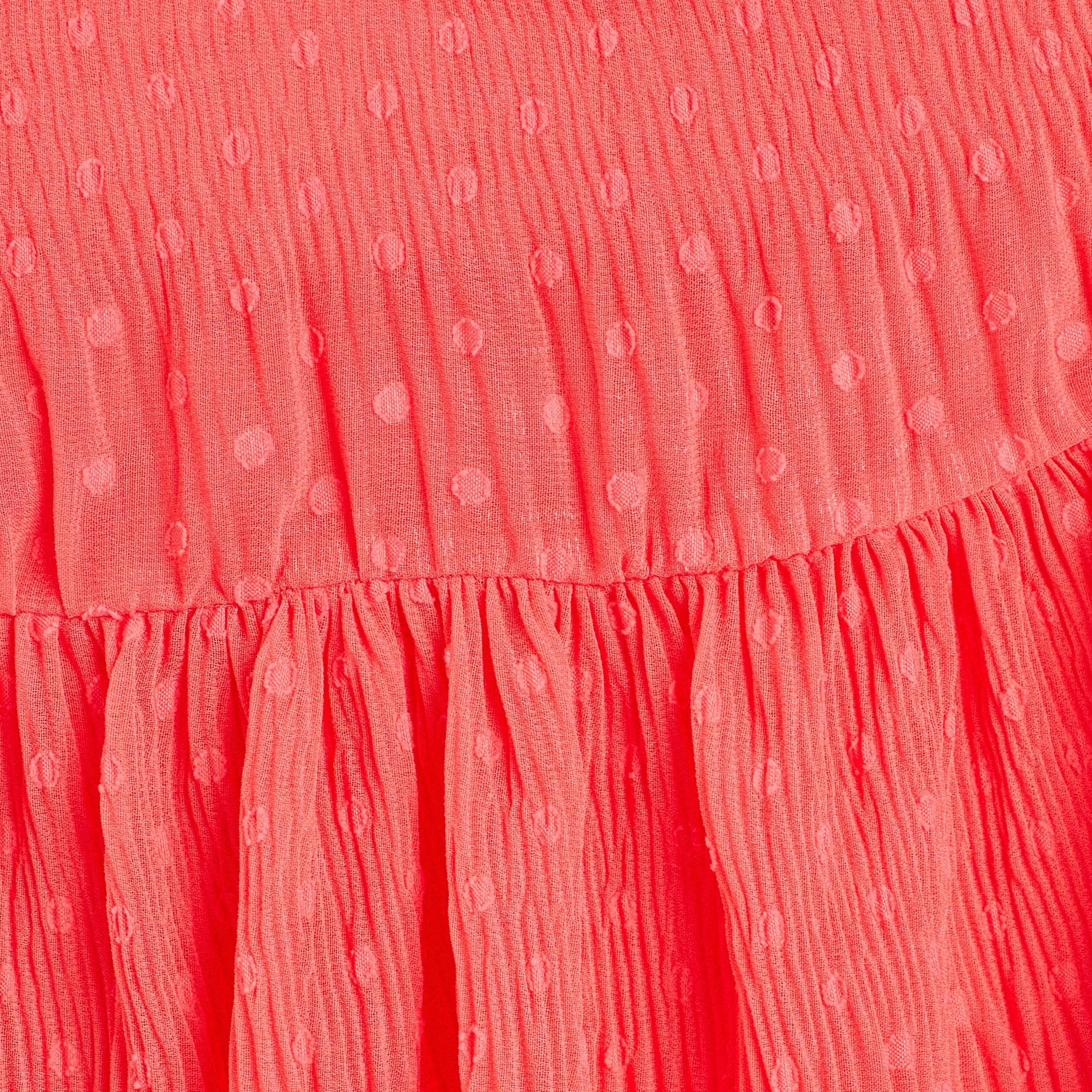 Blouse Manches Courtes Corail Taille 42 En Soie Mousseline - Marque YESSICA, Occasion Très Bon état